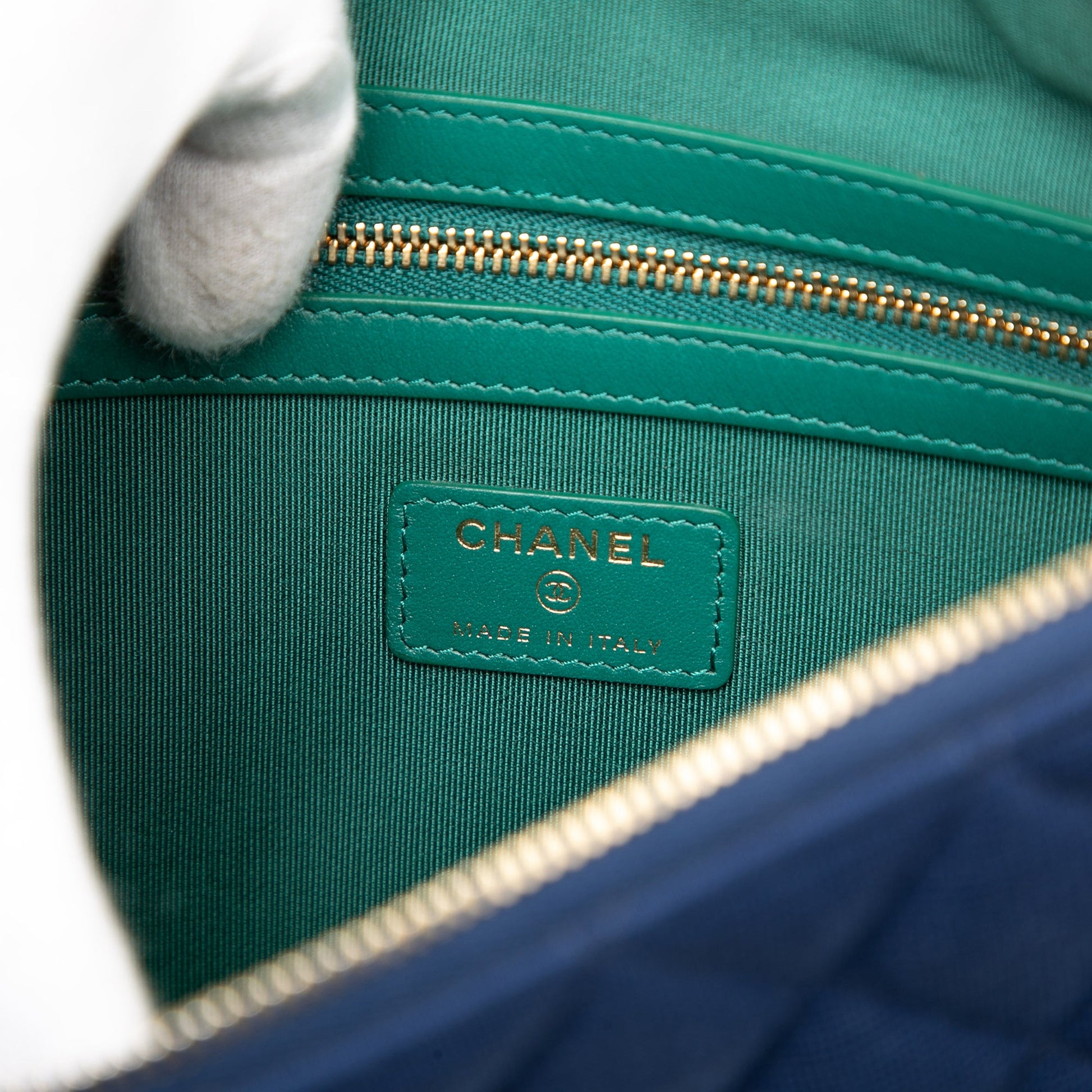 Medium Quilted Jersey O Case Clutch