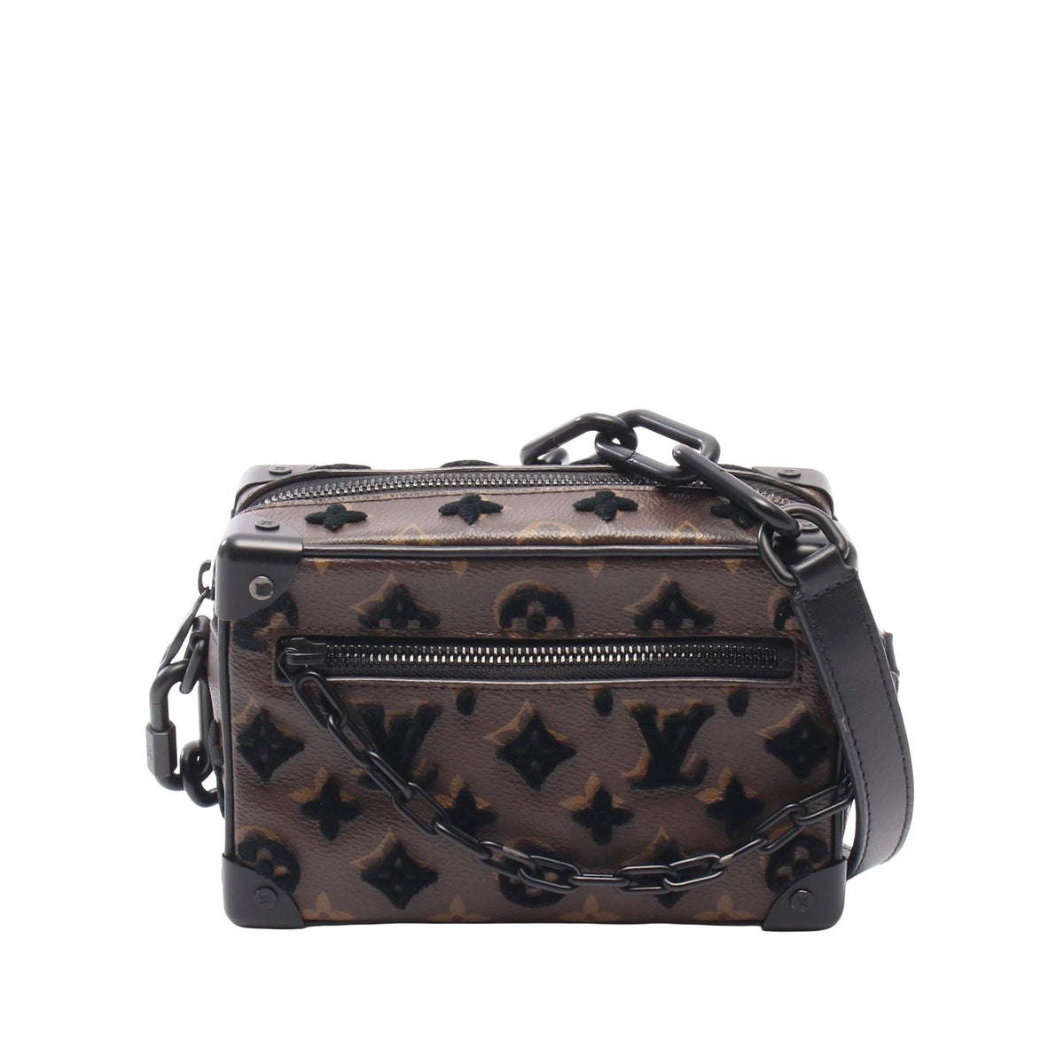 Louis Vuitton Monogram Tuffetage Mini Soft Trunk — Brown