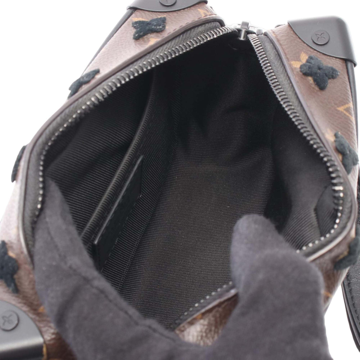 Louis Vuitton Monogram Tuffetage Mini Soft Trunk — Brown