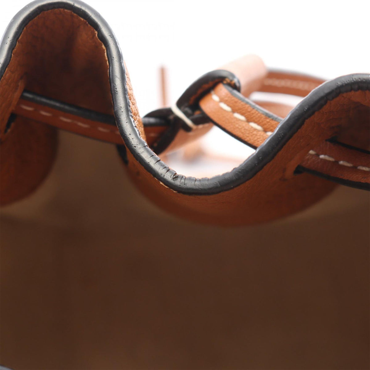 LOEWE Mini Grained Calfskin Drawstring Hammock Bag