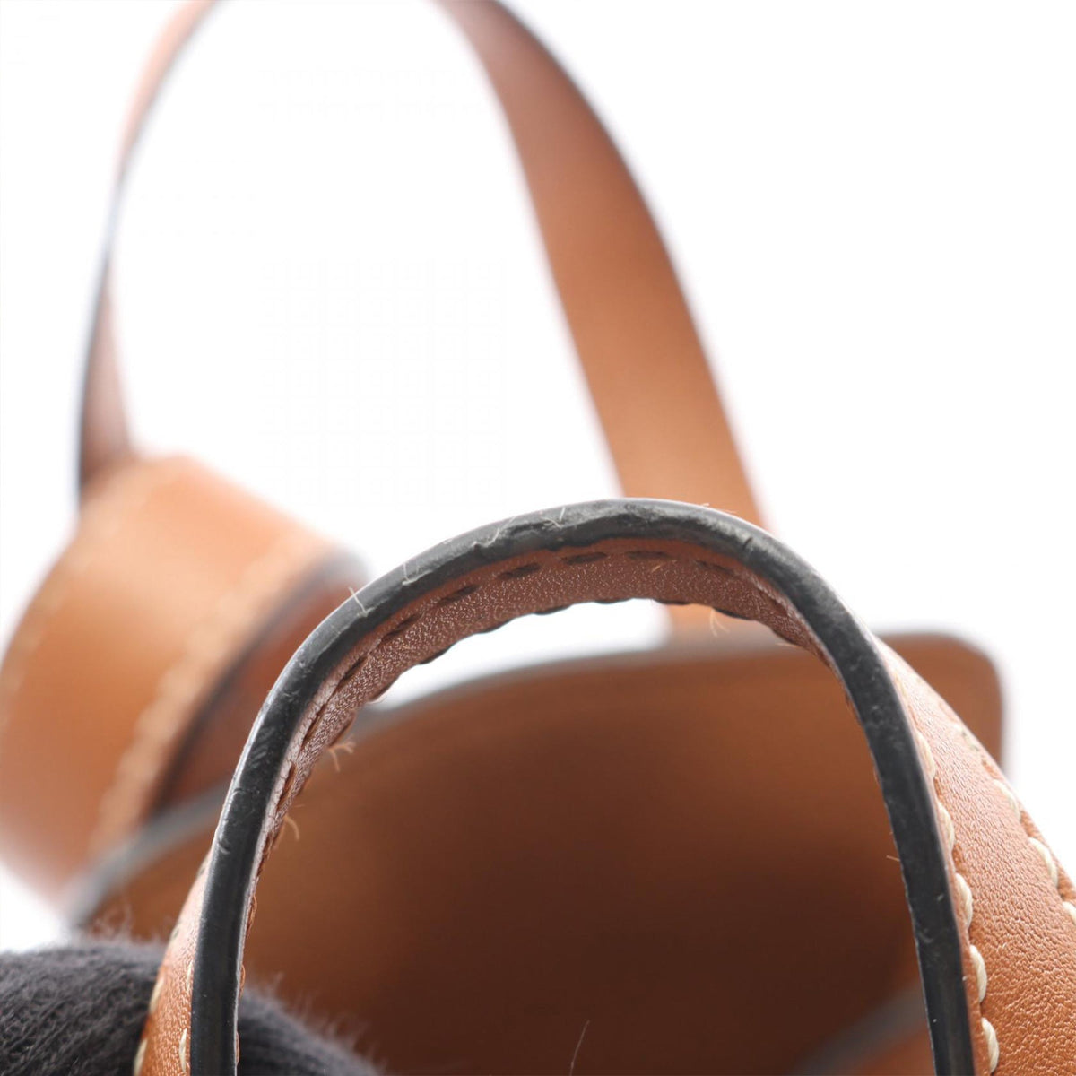 LOEWE Mini Grained Calfskin Drawstring Hammock Bag