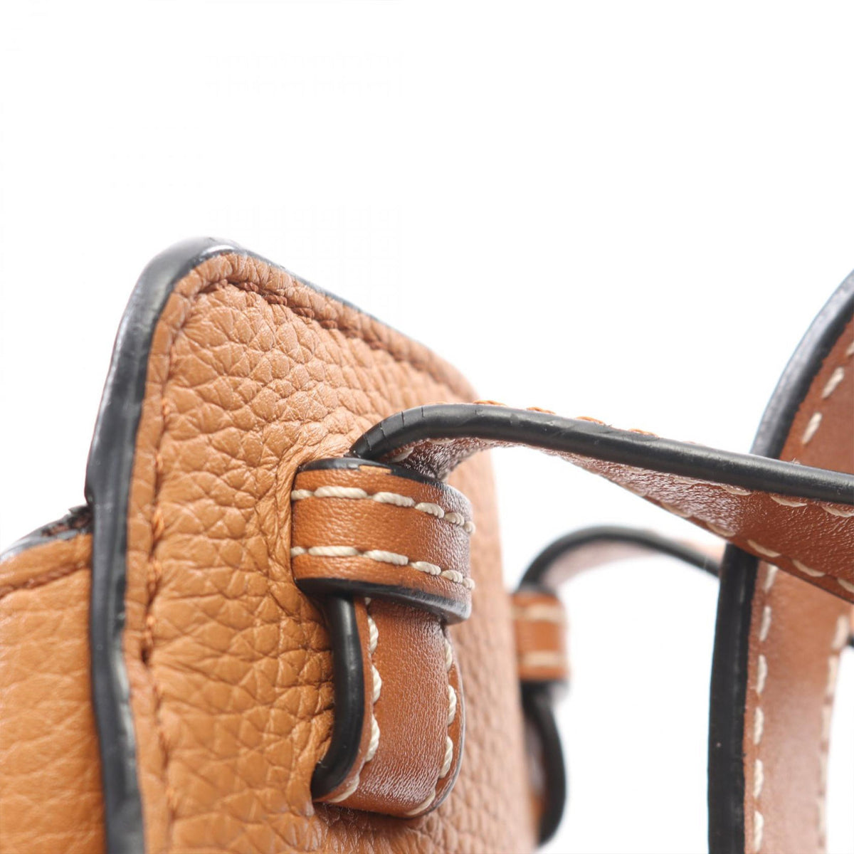 LOEWE Mini Grained Calfskin Drawstring Hammock Bag