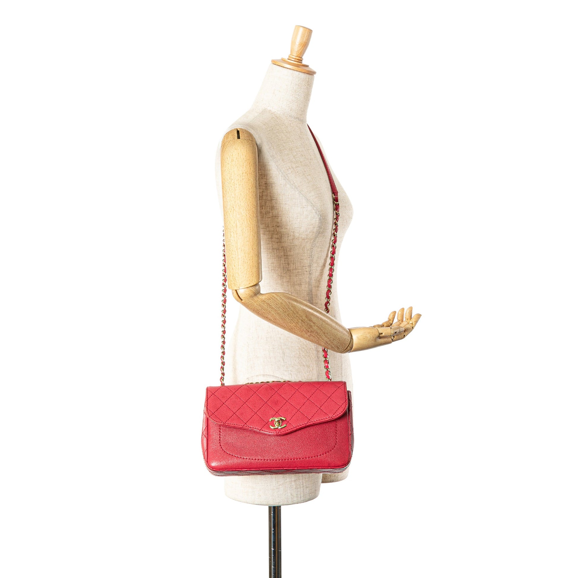 Chanel Medium Quilted Goatskin Coco Curve Flap