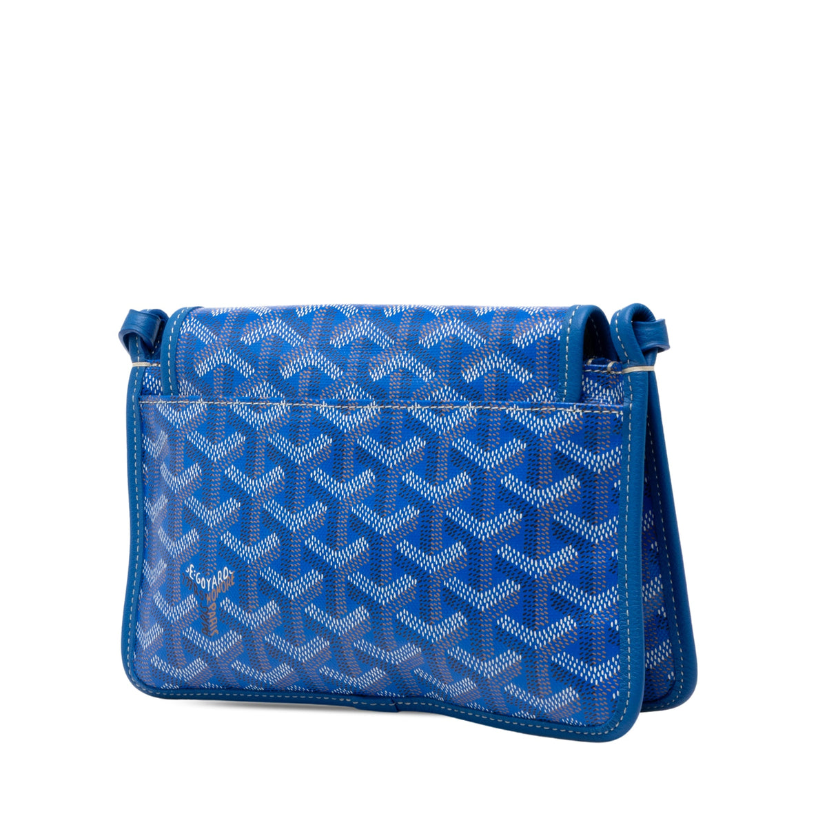 Goyard Goyardine Plumet Pocket Wallet — Blue
