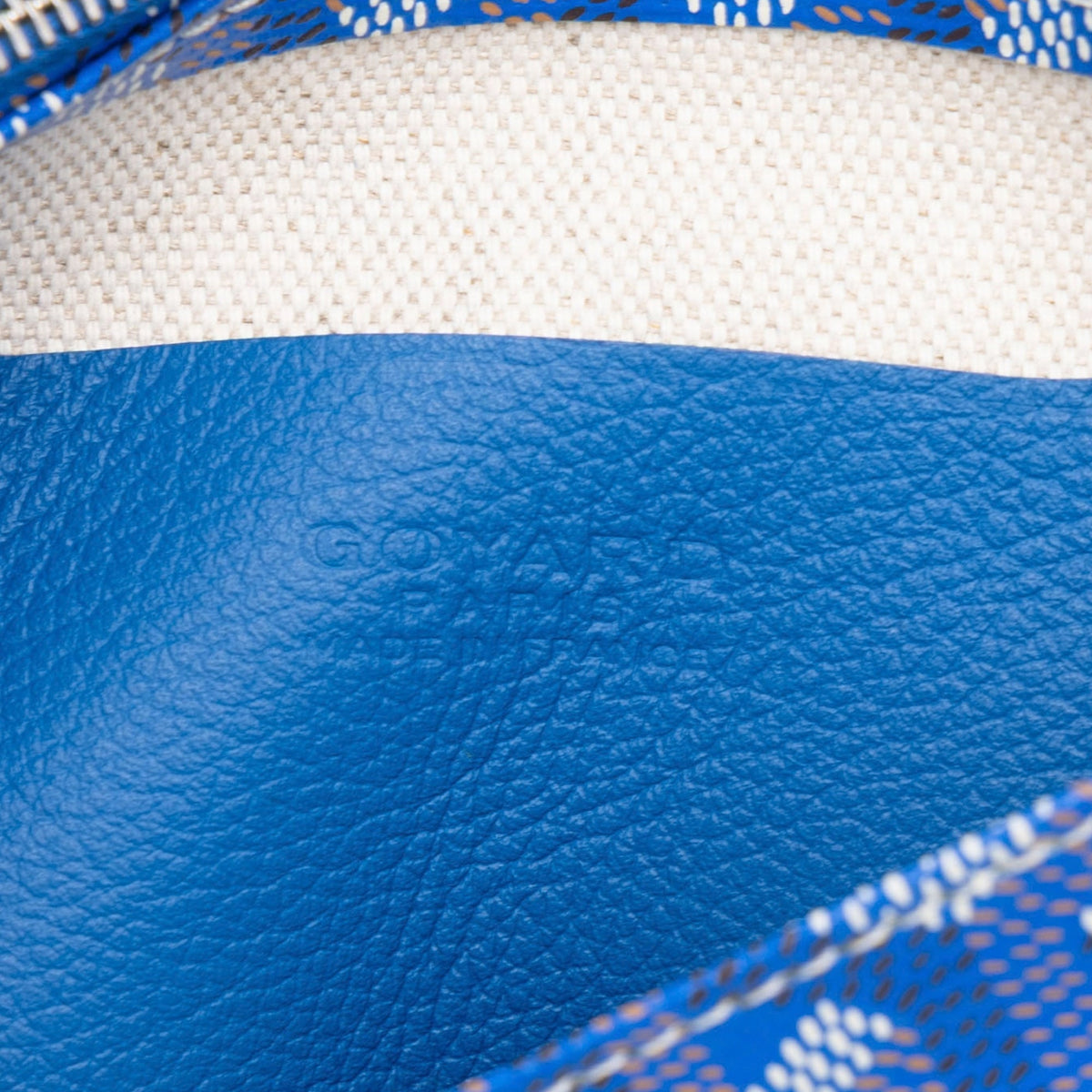 Goyard Goyardine Plumet Pocket Wallet — Blue