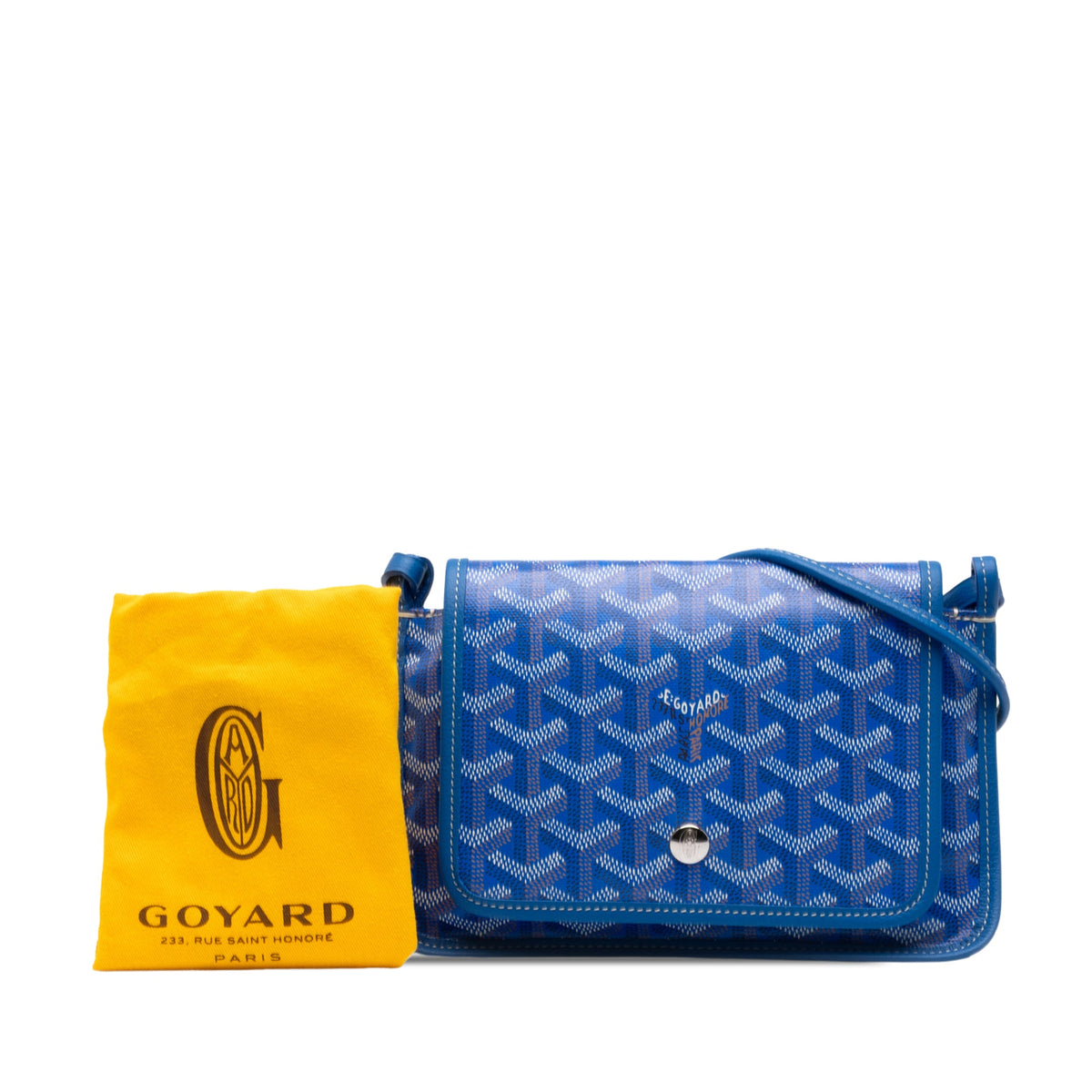 Goyard Goyardine Plumet Pocket Wallet — Blue