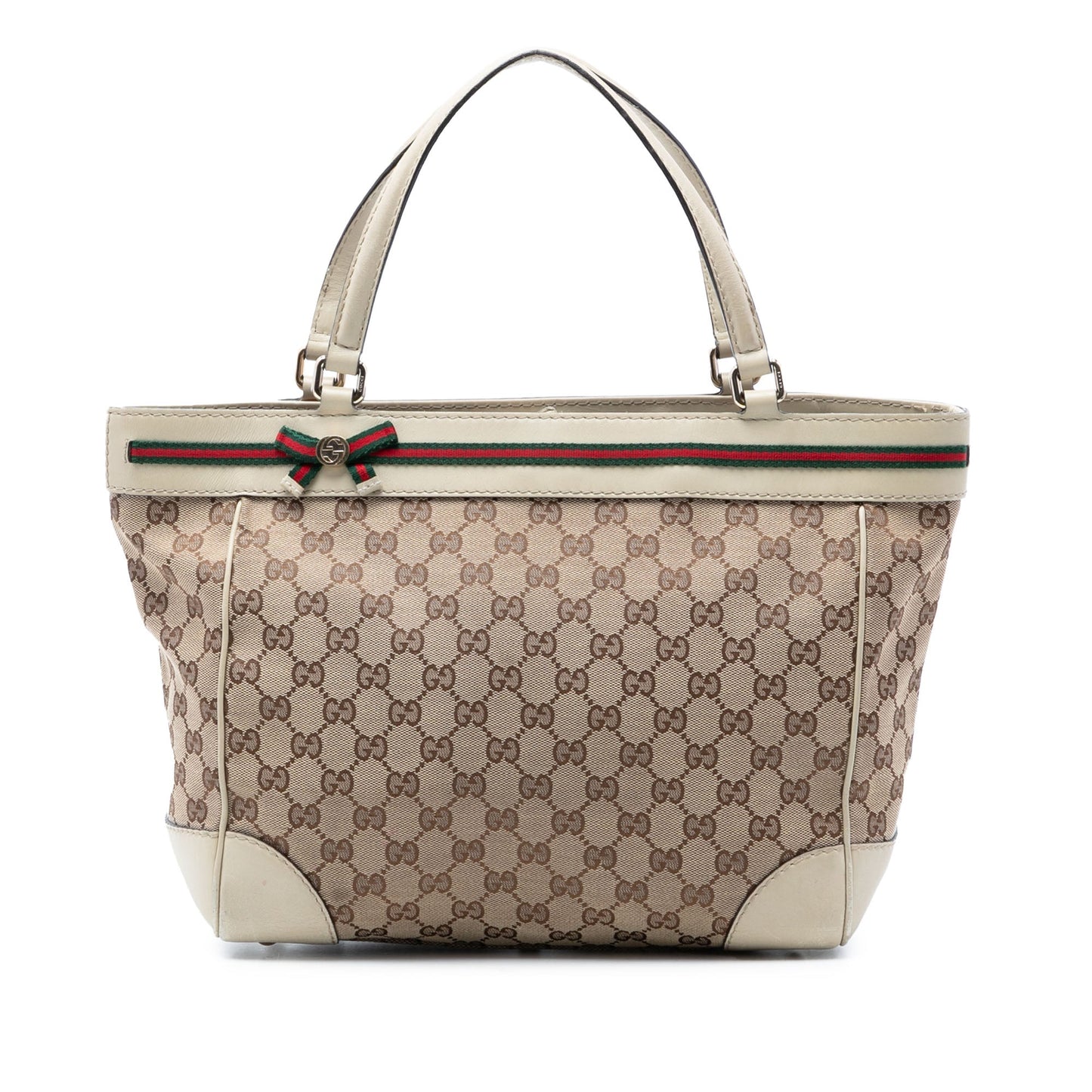 Gucci GG Canvas Web Mayfair Tote