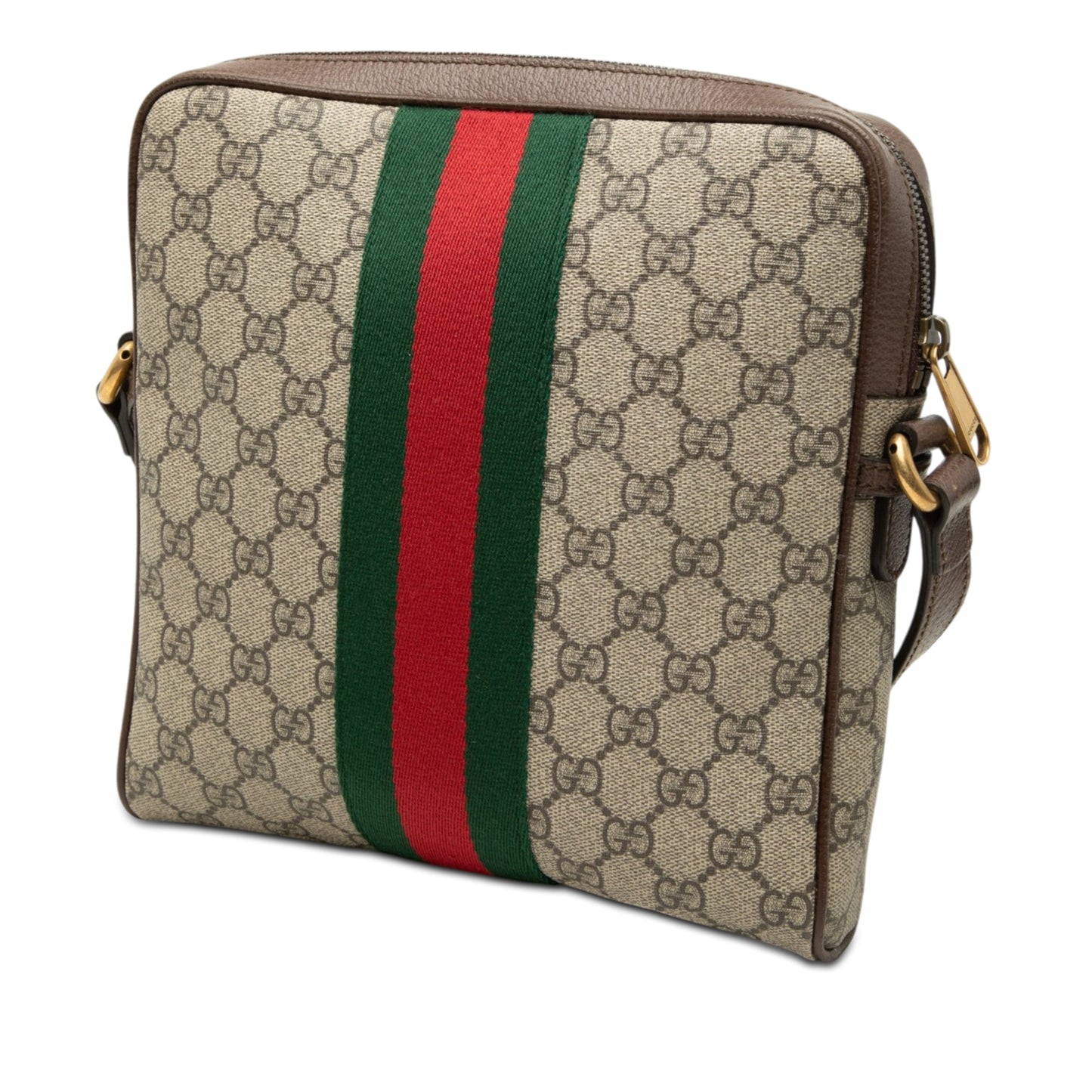 Gucci Small GG Supreme Web Ophidia Messenger Bag