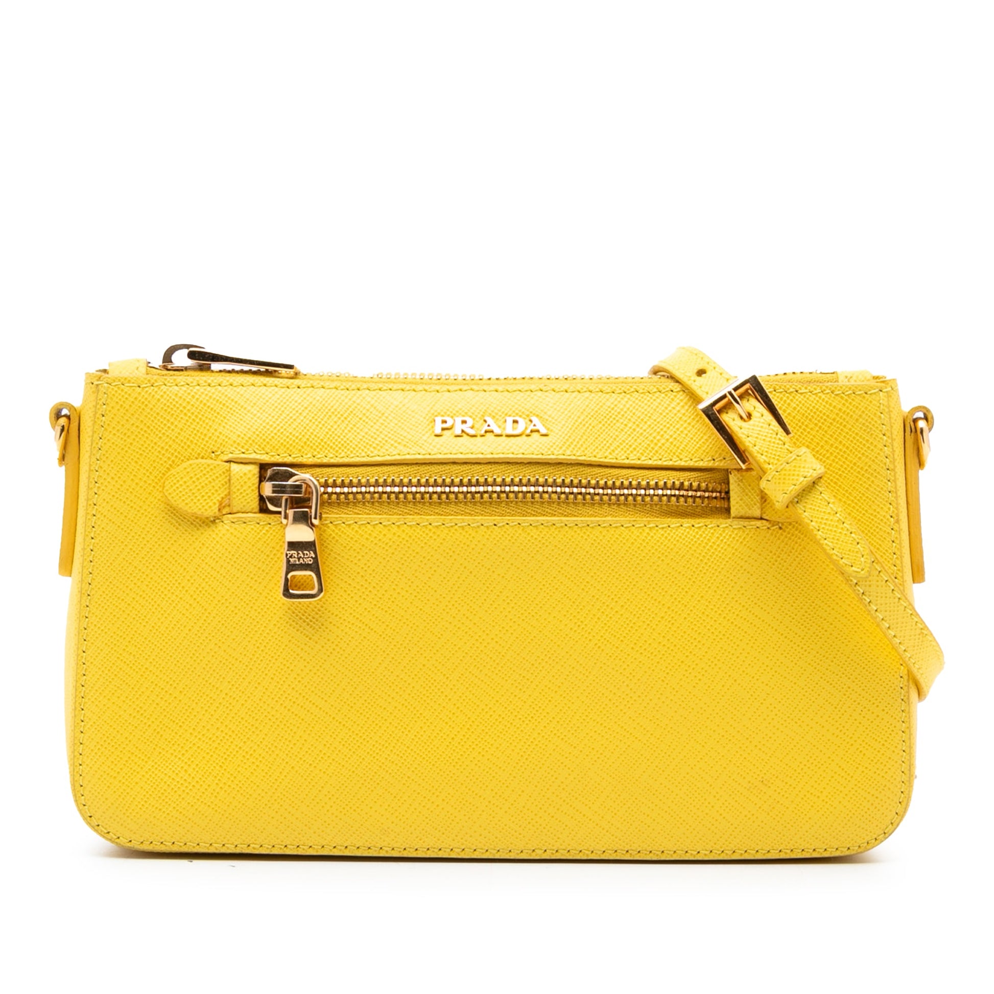 Saffiano Lux Front Pocket Crossbody