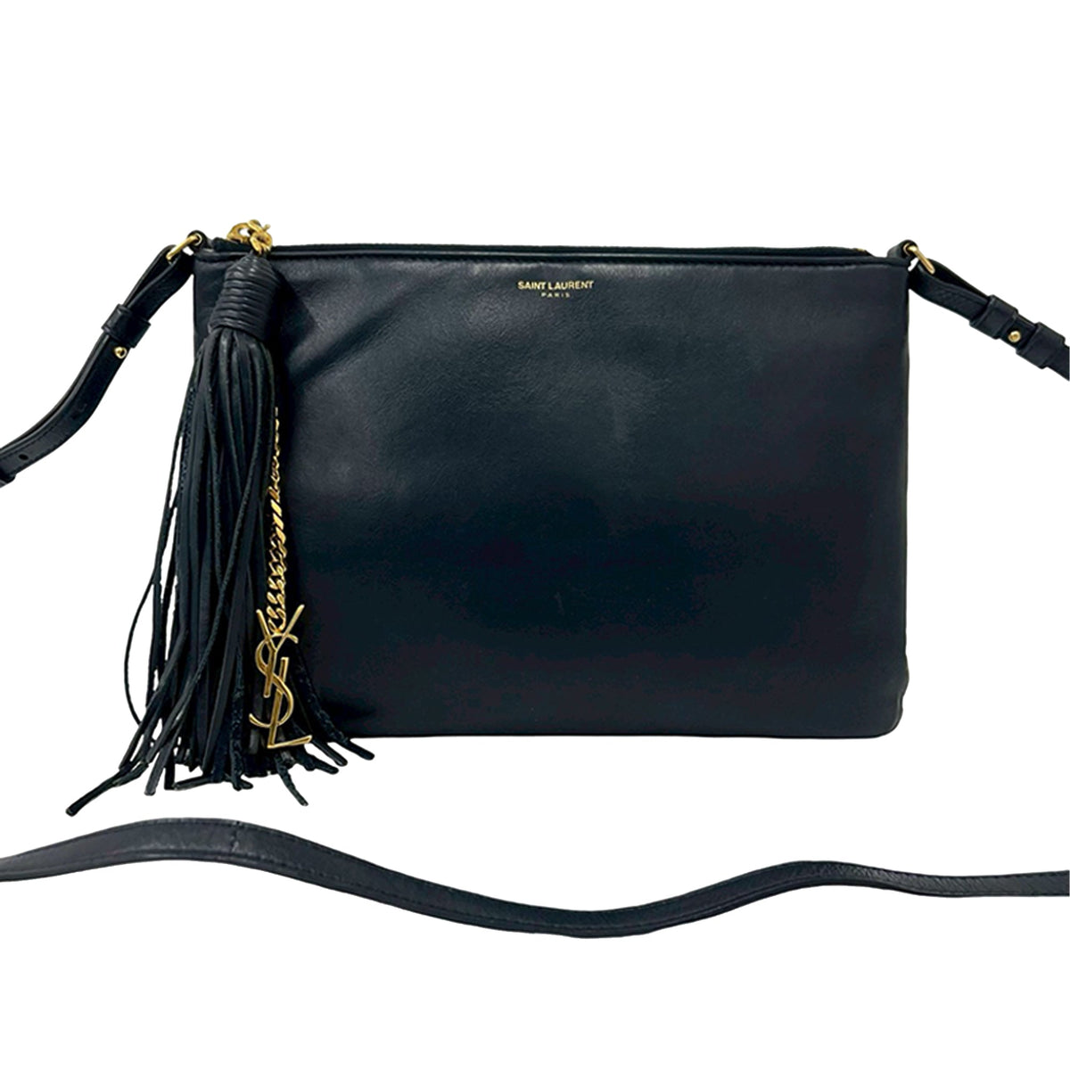 Saint Laurent Teen Calfskin Monogram Crossbody