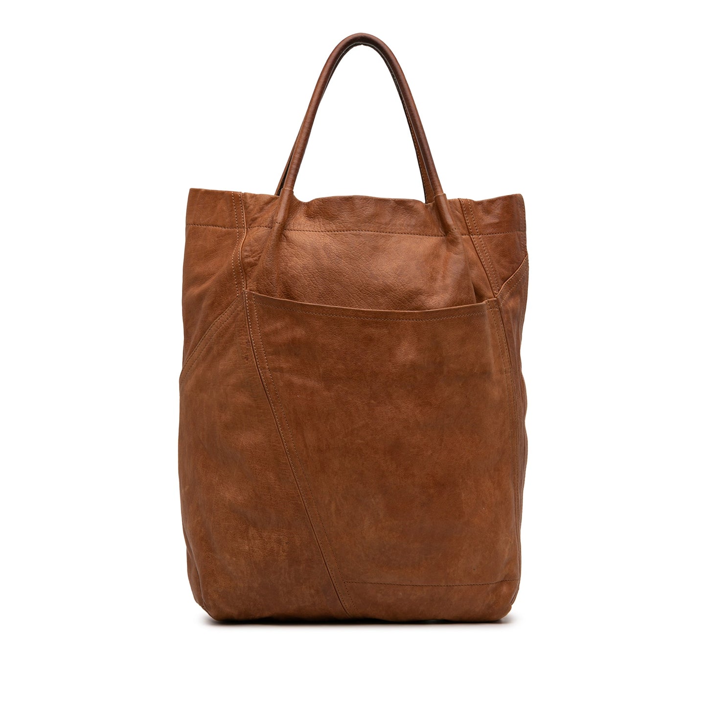 Marni Leather Front Pocket Tote