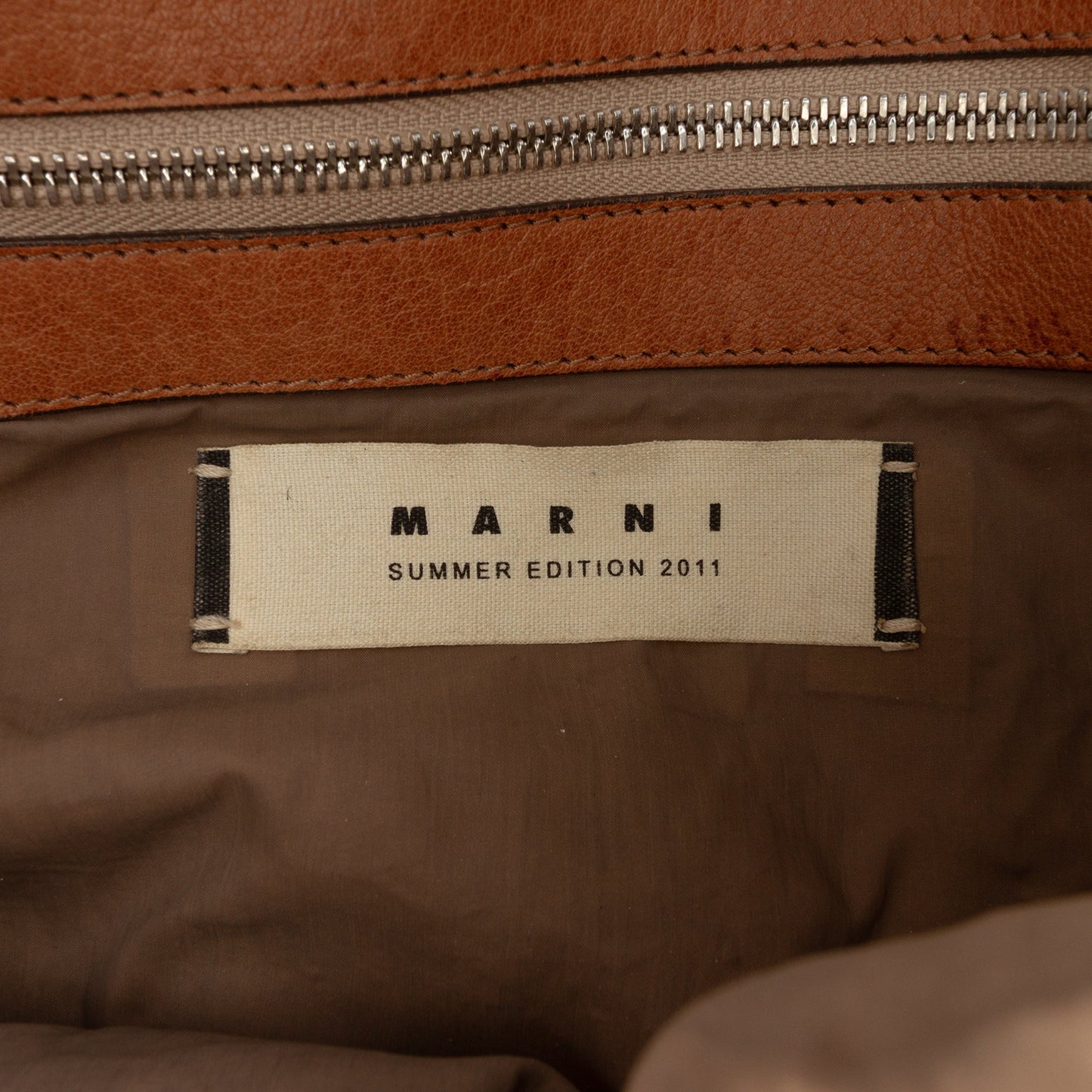 Marni Leather Front Pocket Tote