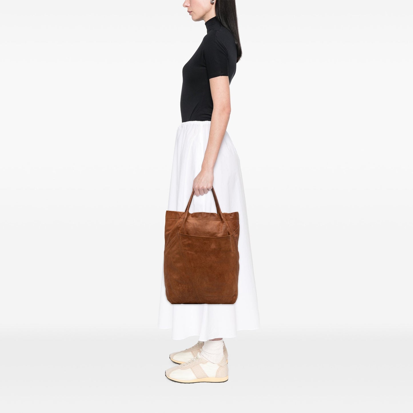 Marni Leather Front Pocket Tote