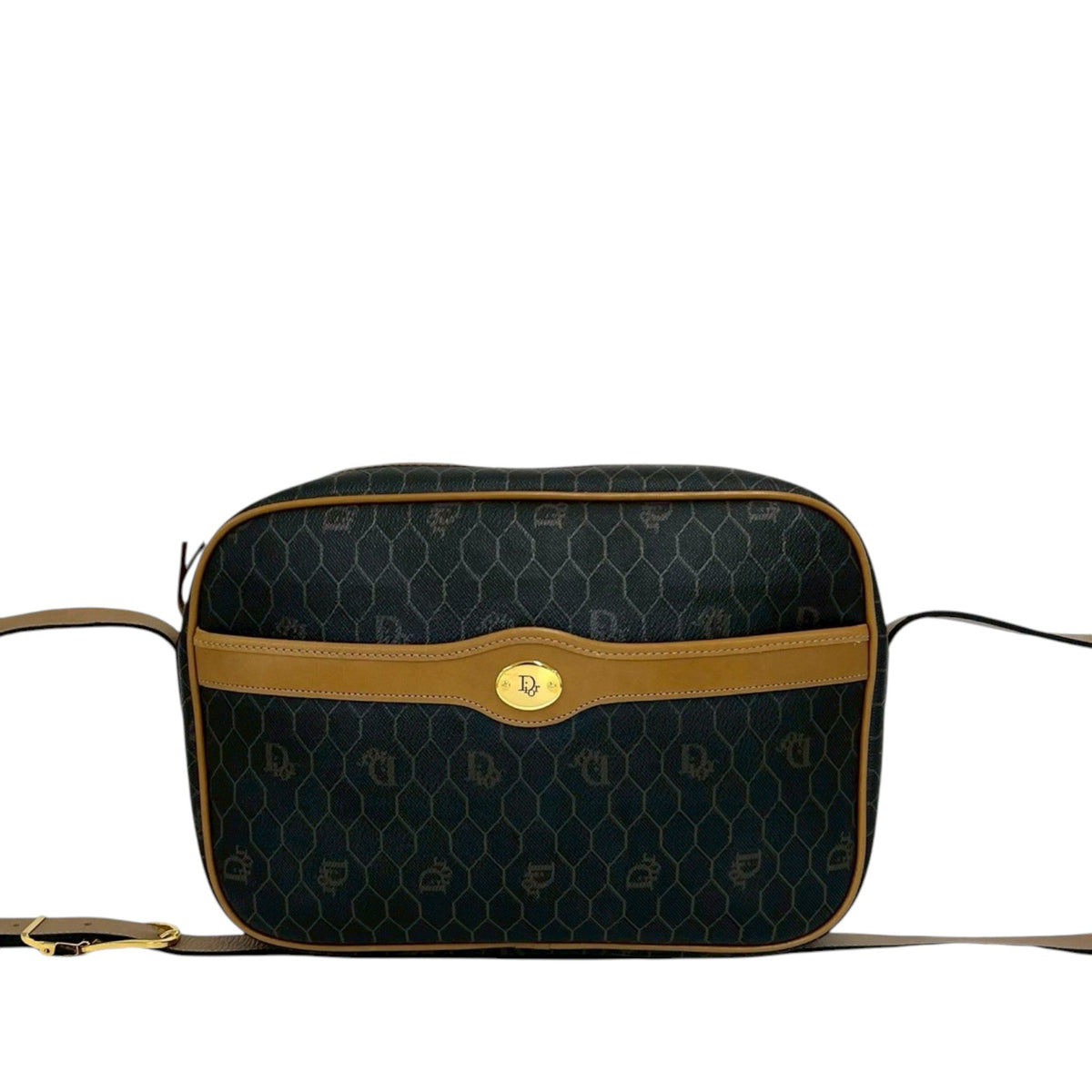 Dior Honeycomb Coated Canvas Crossbody