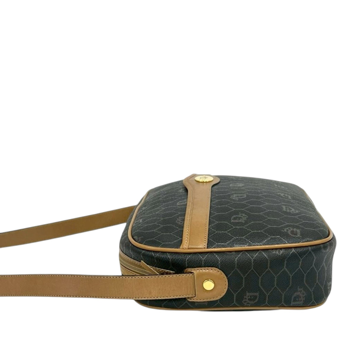 Dior Honeycomb Coated Canvas Crossbody