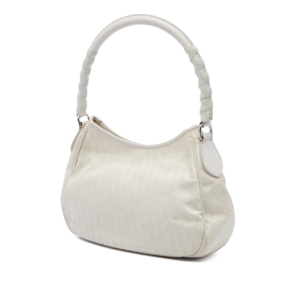 Dior Diorissimo Trotter Canvas Lovely Charm Shoulder Bag — Brown