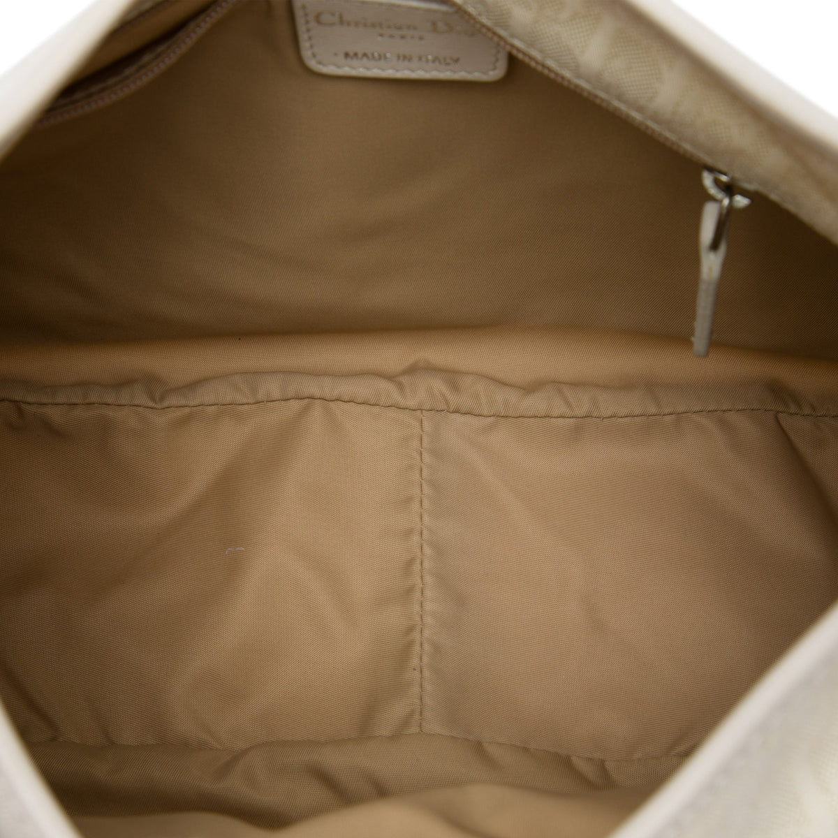 Dior Diorissimo Trotter Canvas Lovely Charm Shoulder Bag — Brown
