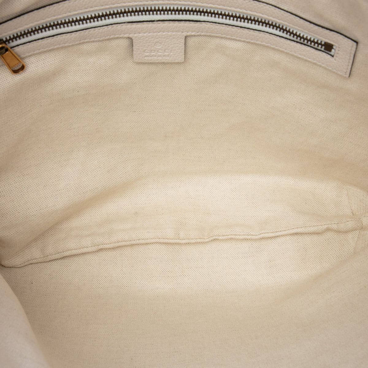 Gucci Grained Calfskin Logo Half Moon Crossbody