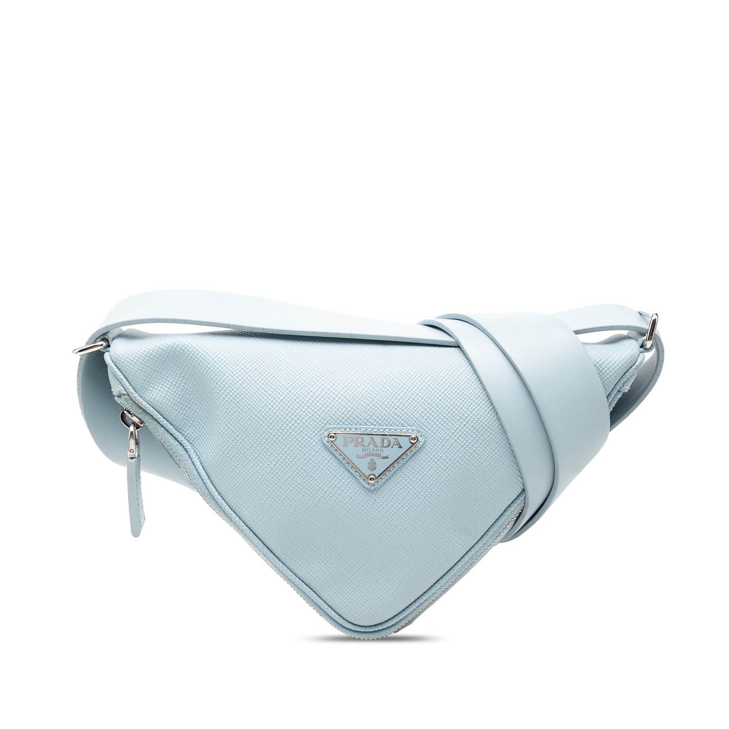 Prada Saffiano Cuir Triangle Convertible Shoulder Bag