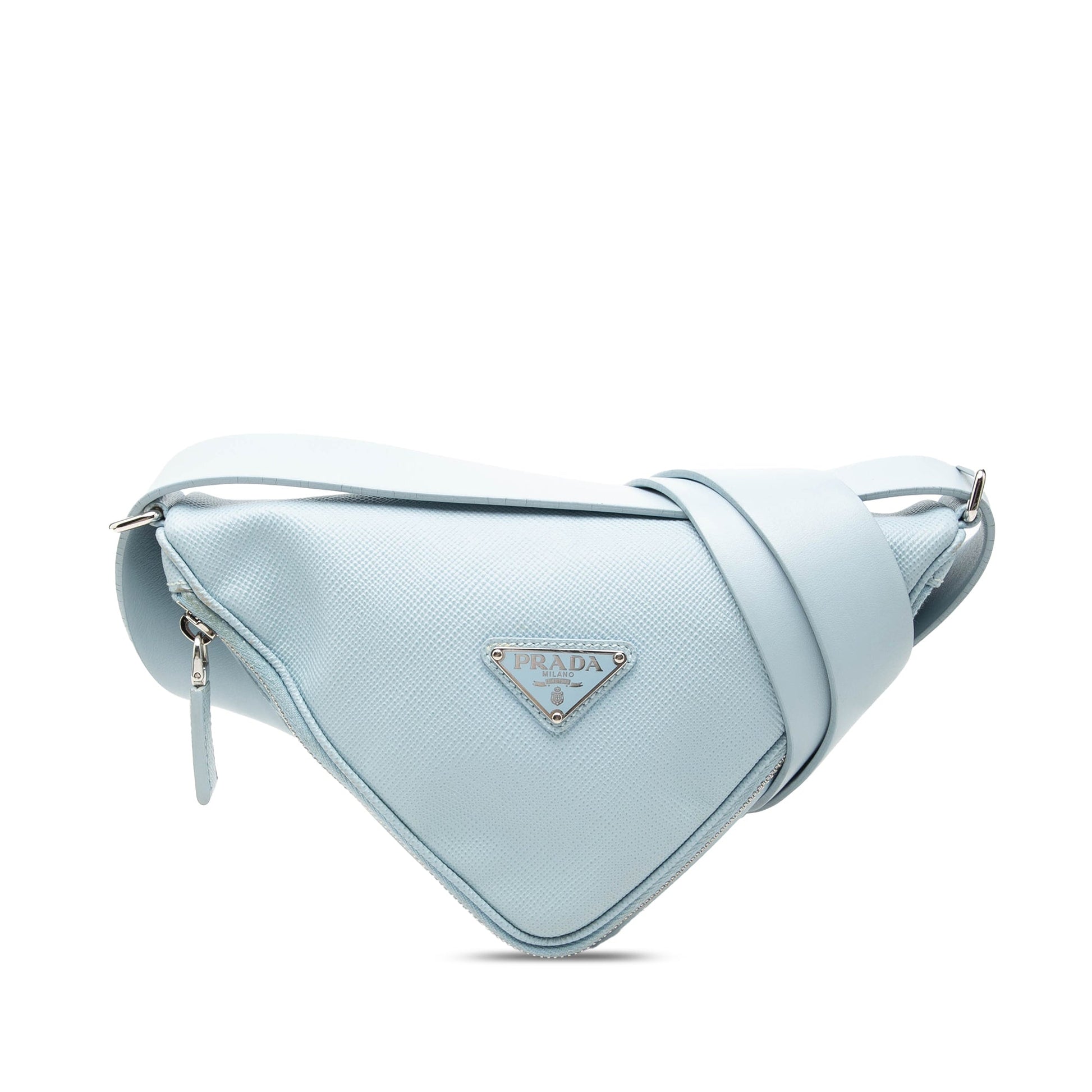 Prada Saffiano Cuir Triangle Convertible Shoulder Bag