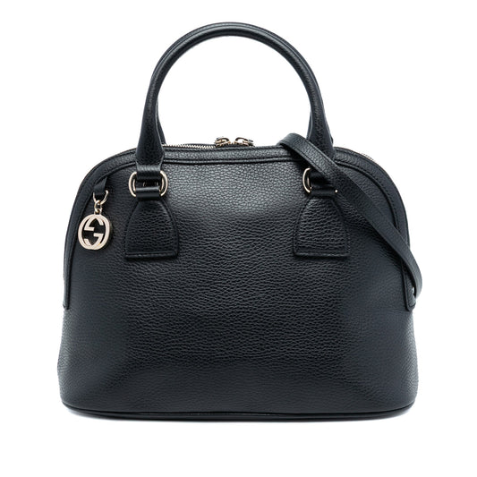 Gucci Small Dollar Calfskin GG Charm Dome Satchel