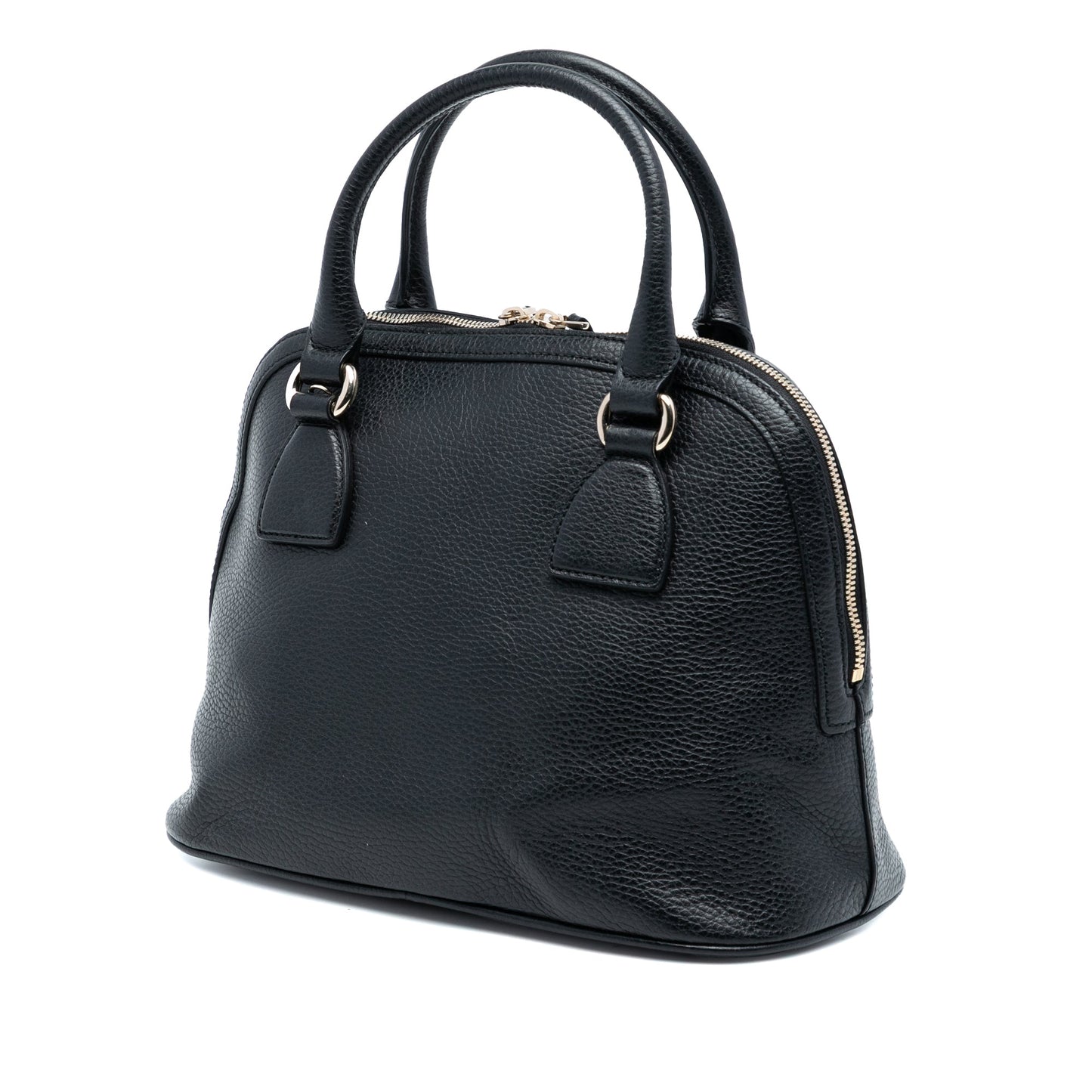 Gucci Small Dollar Calfskin GG Charm Dome Satchel