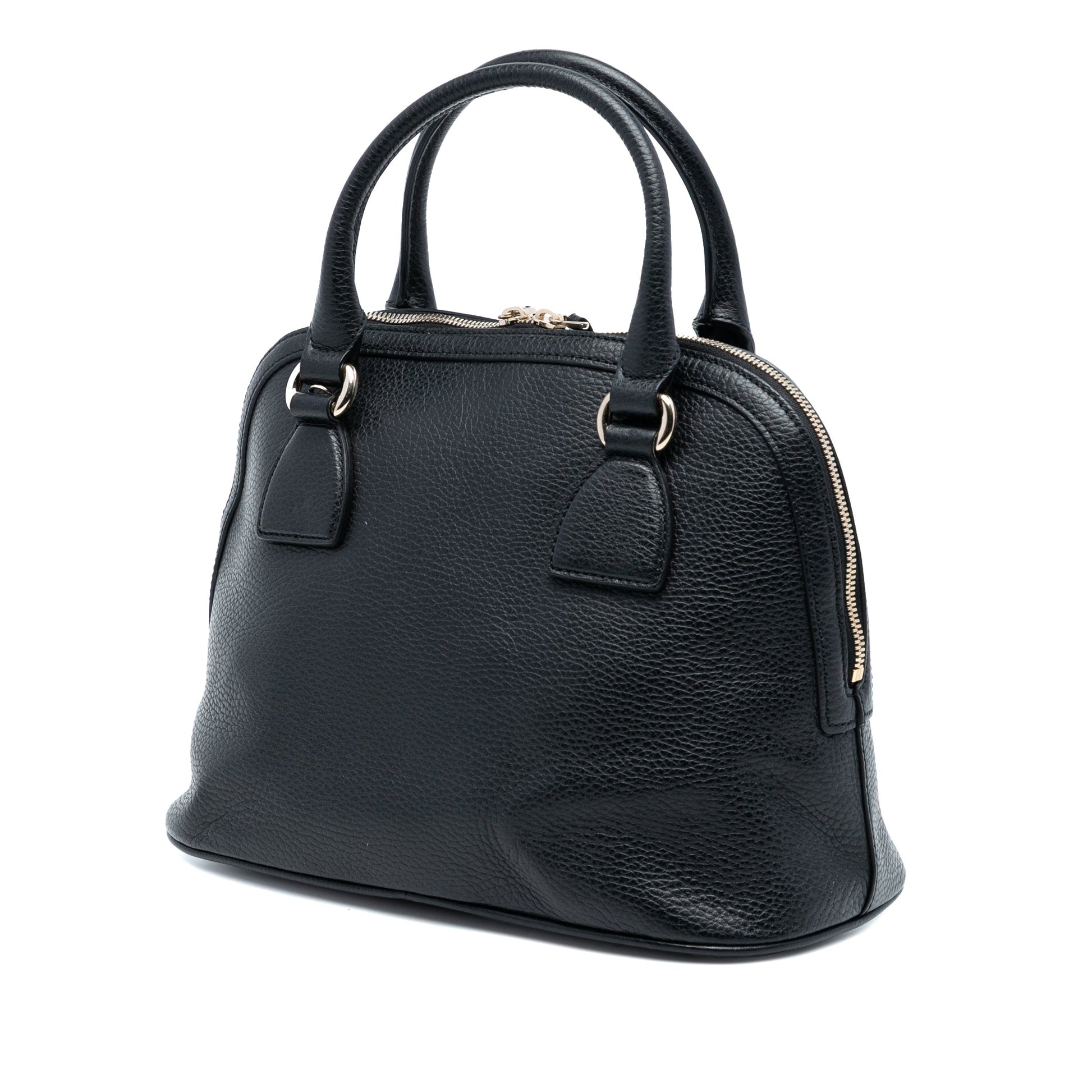 Gucci Small Dollar Calfskin GG Charm Dome Satchel