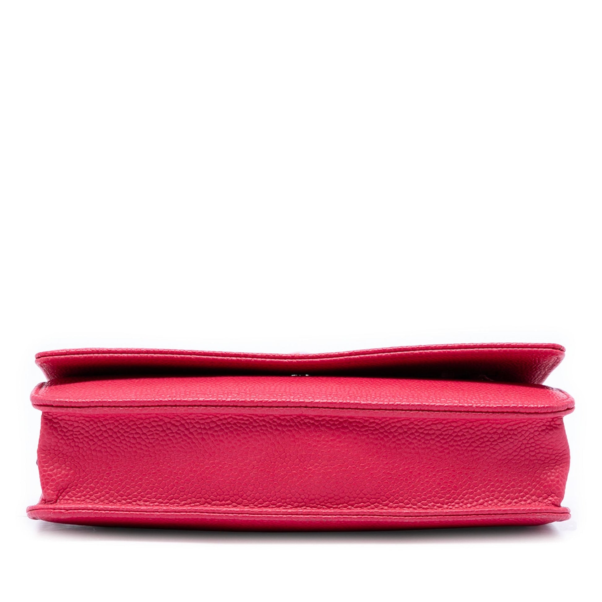 Chanel Caviar Bicolor CC Wallet On Chain