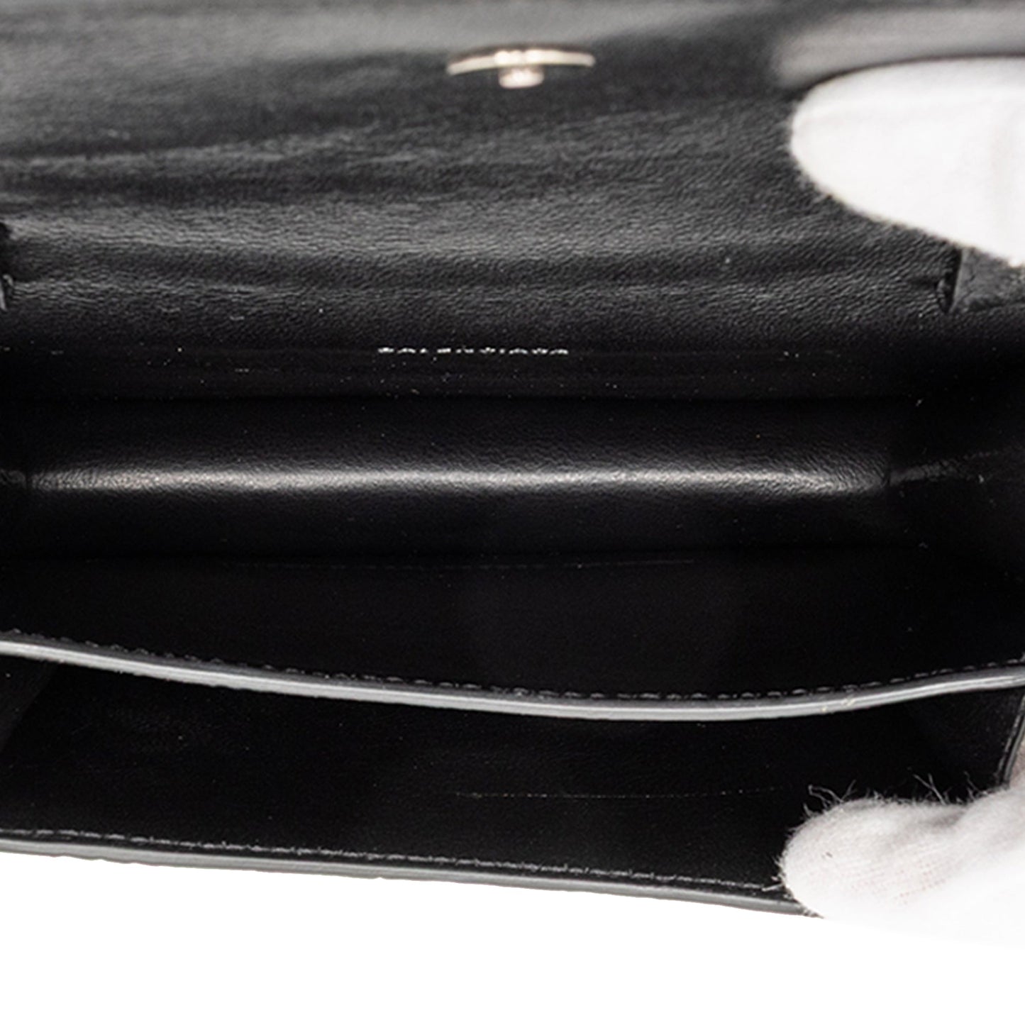 Croc Embossed Leather Sharp Belt Bag XS