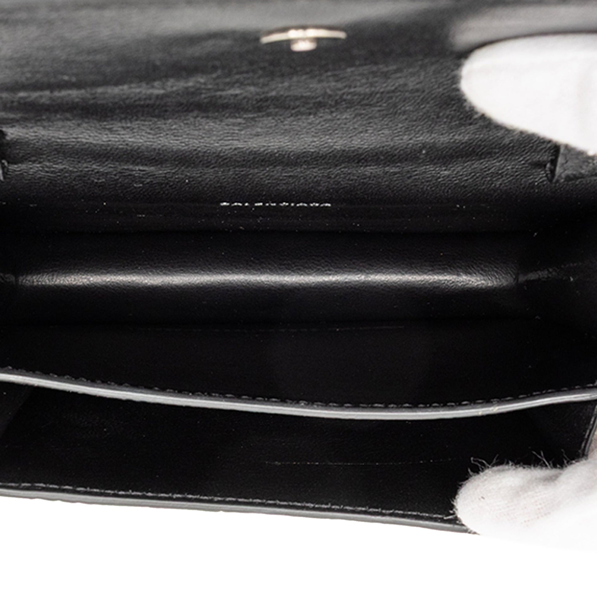 Croc Embossed Leather Sharp Belt Bag XS