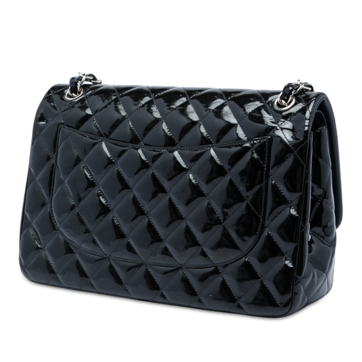 Chanel Jumbo Classic Patent Double Flap
