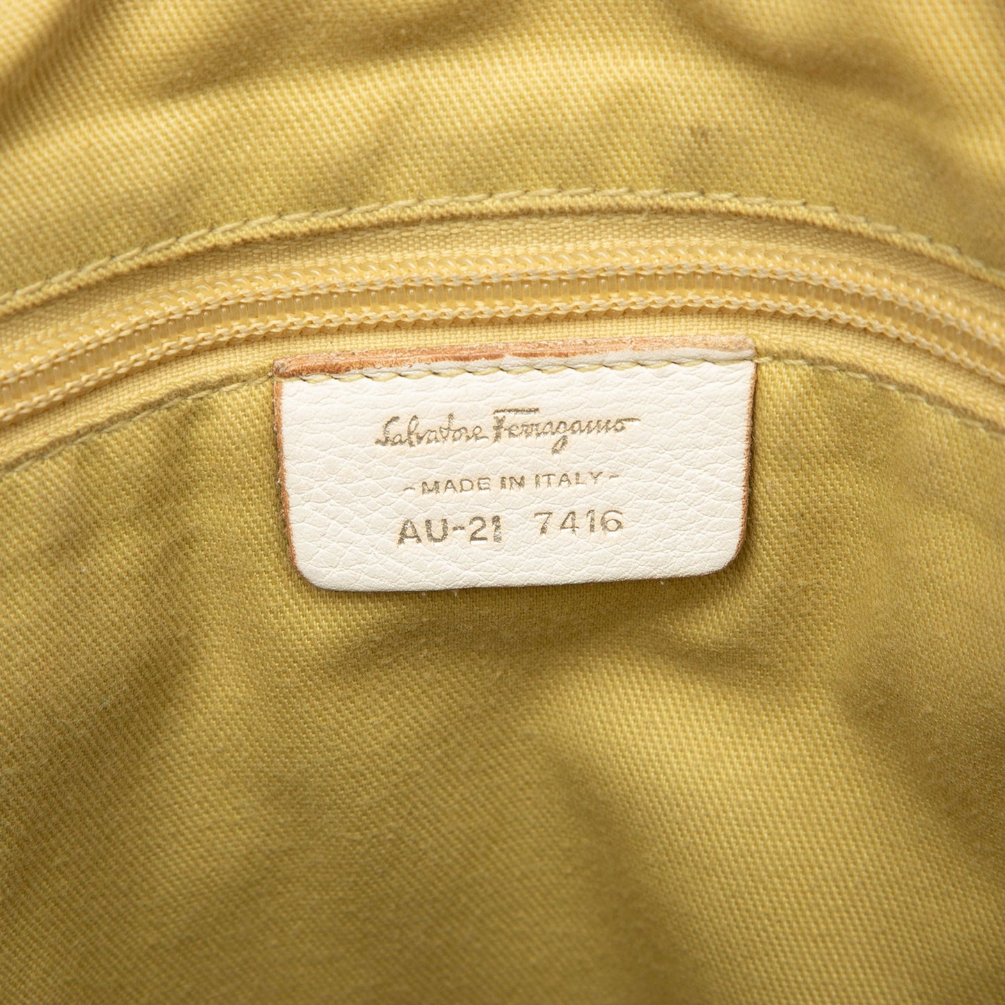 Ferragamo Leather Gancini Convertible Tote