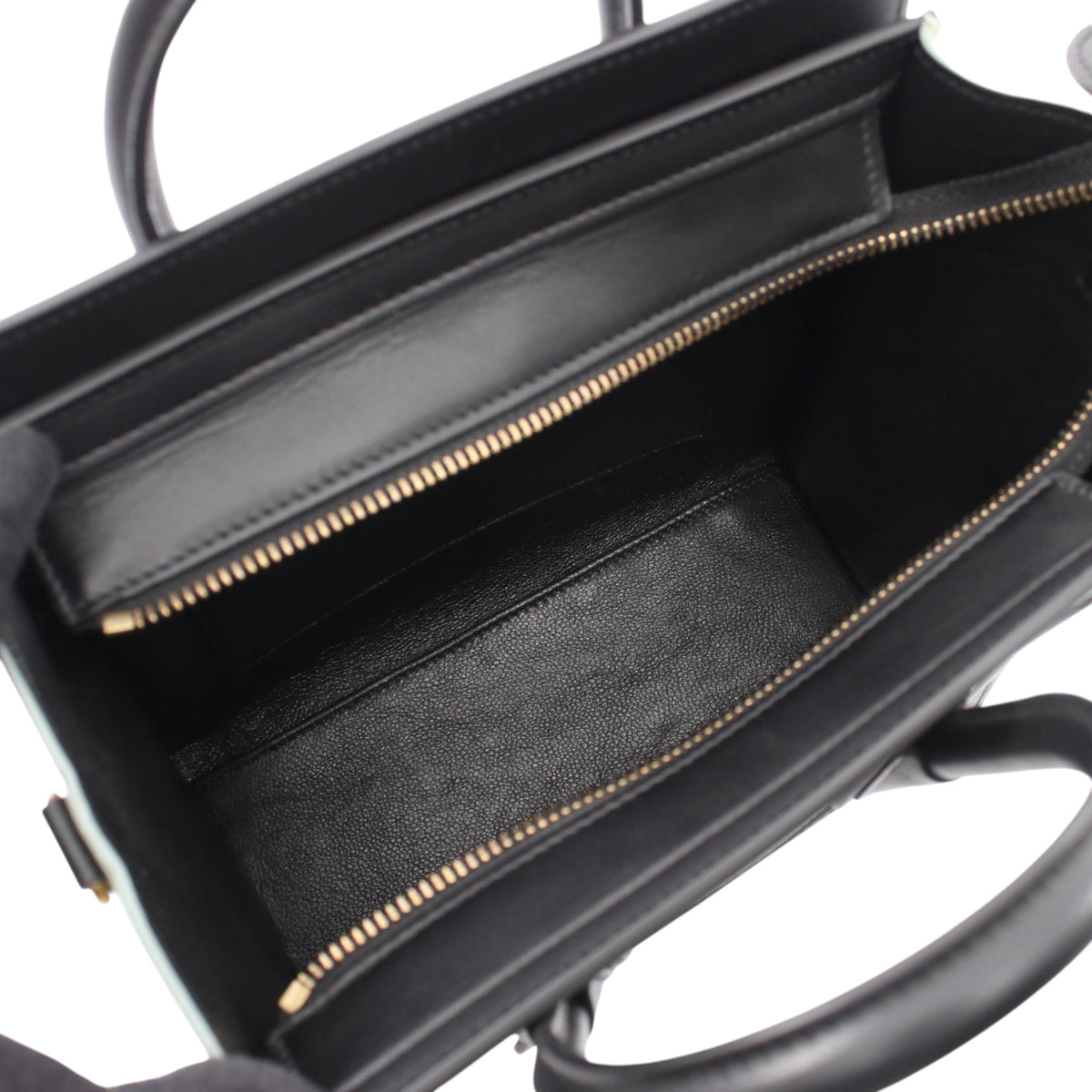 Celine Nano Tricolor Leather Luggage Tote