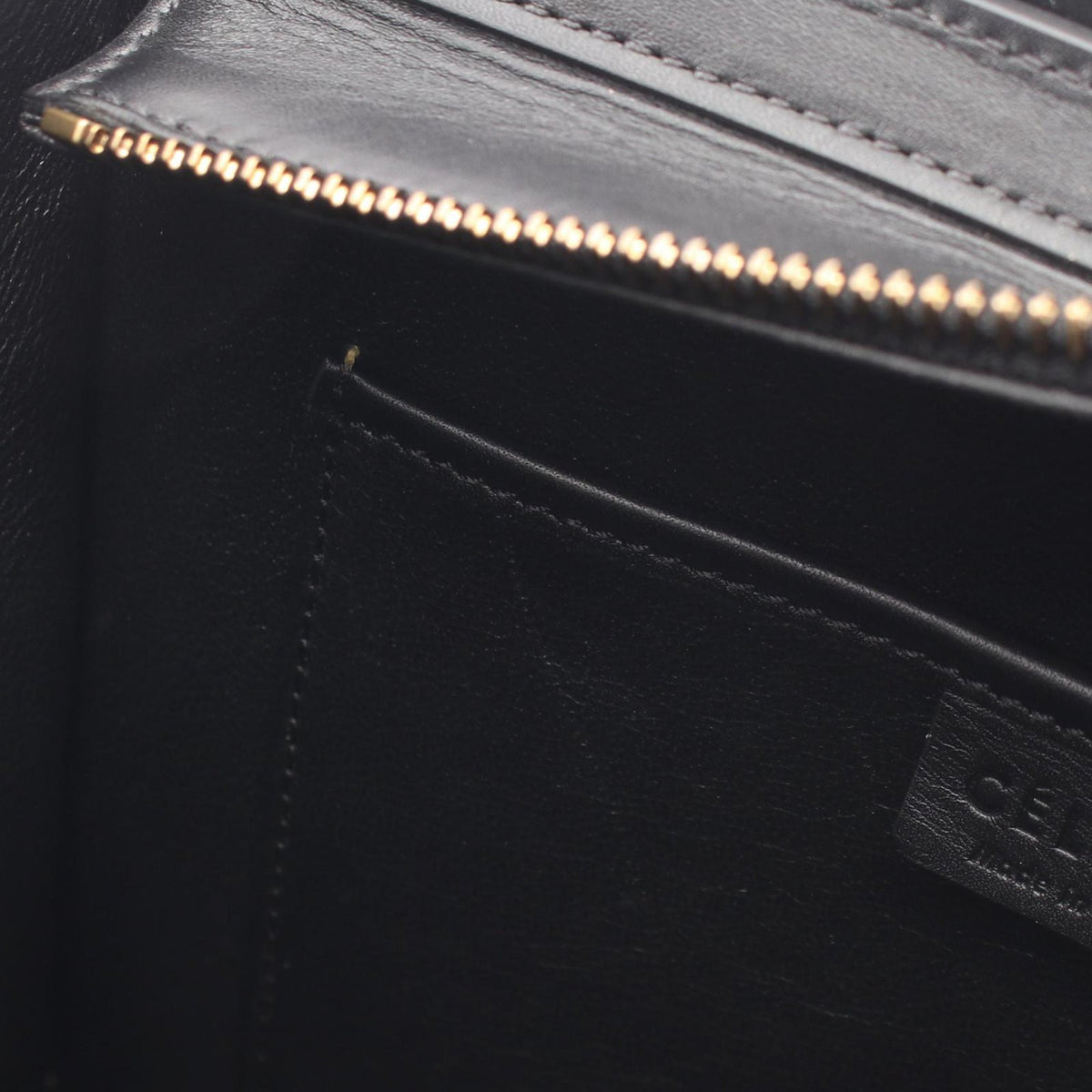 Celine Nano Tricolor Leather Luggage Tote