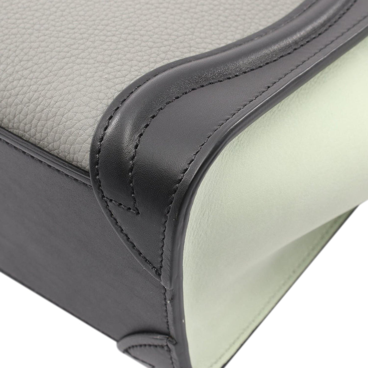 Celine Nano Tricolor Leather Luggage Tote