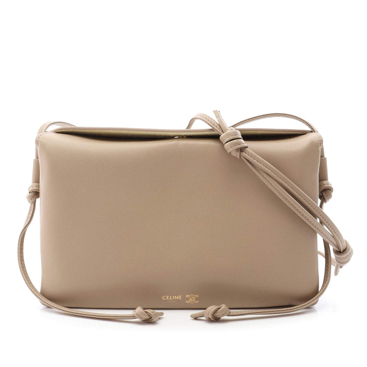 Celine Leather Trio Flap