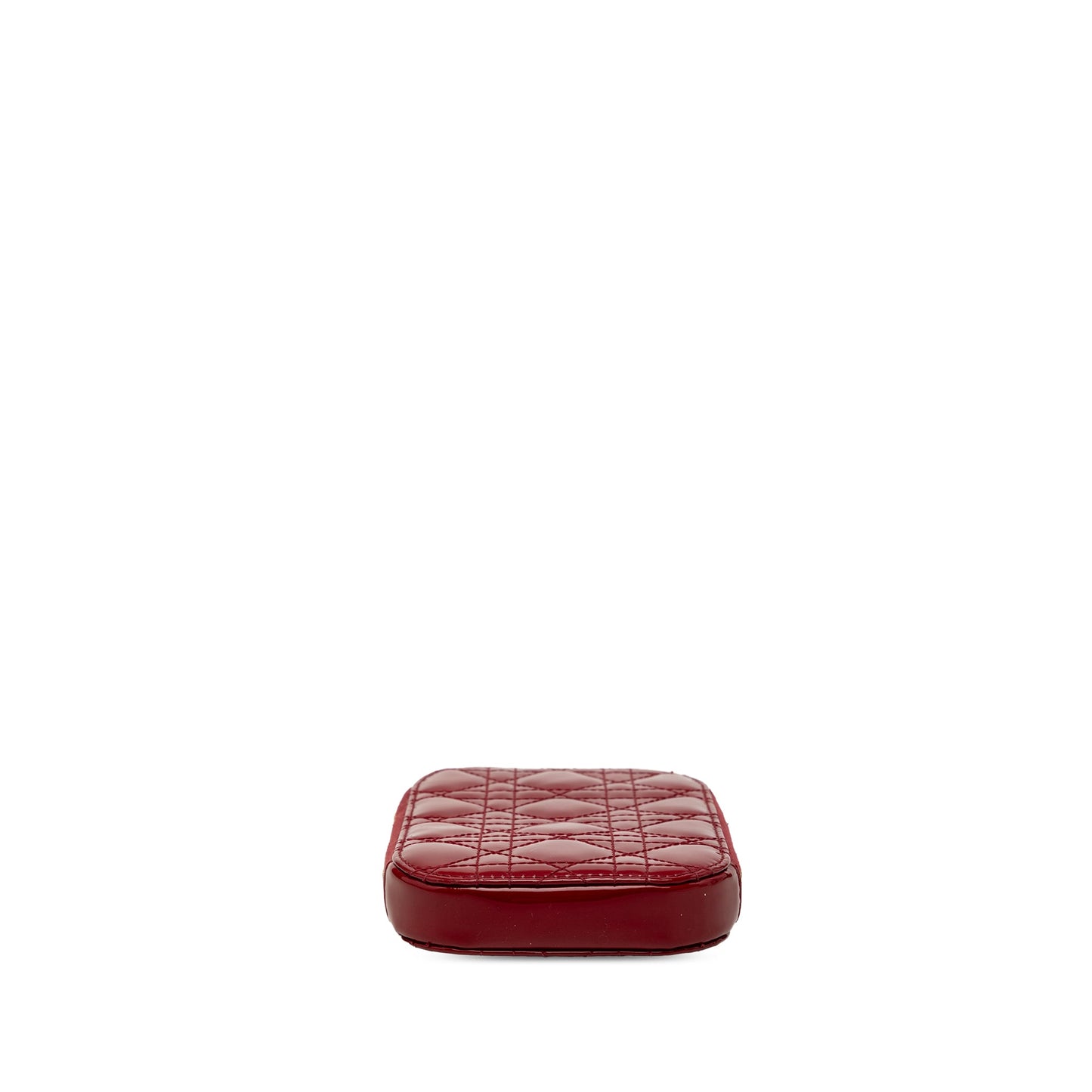 Dior Patent Cannage Lady Dior Call In Phone Holder