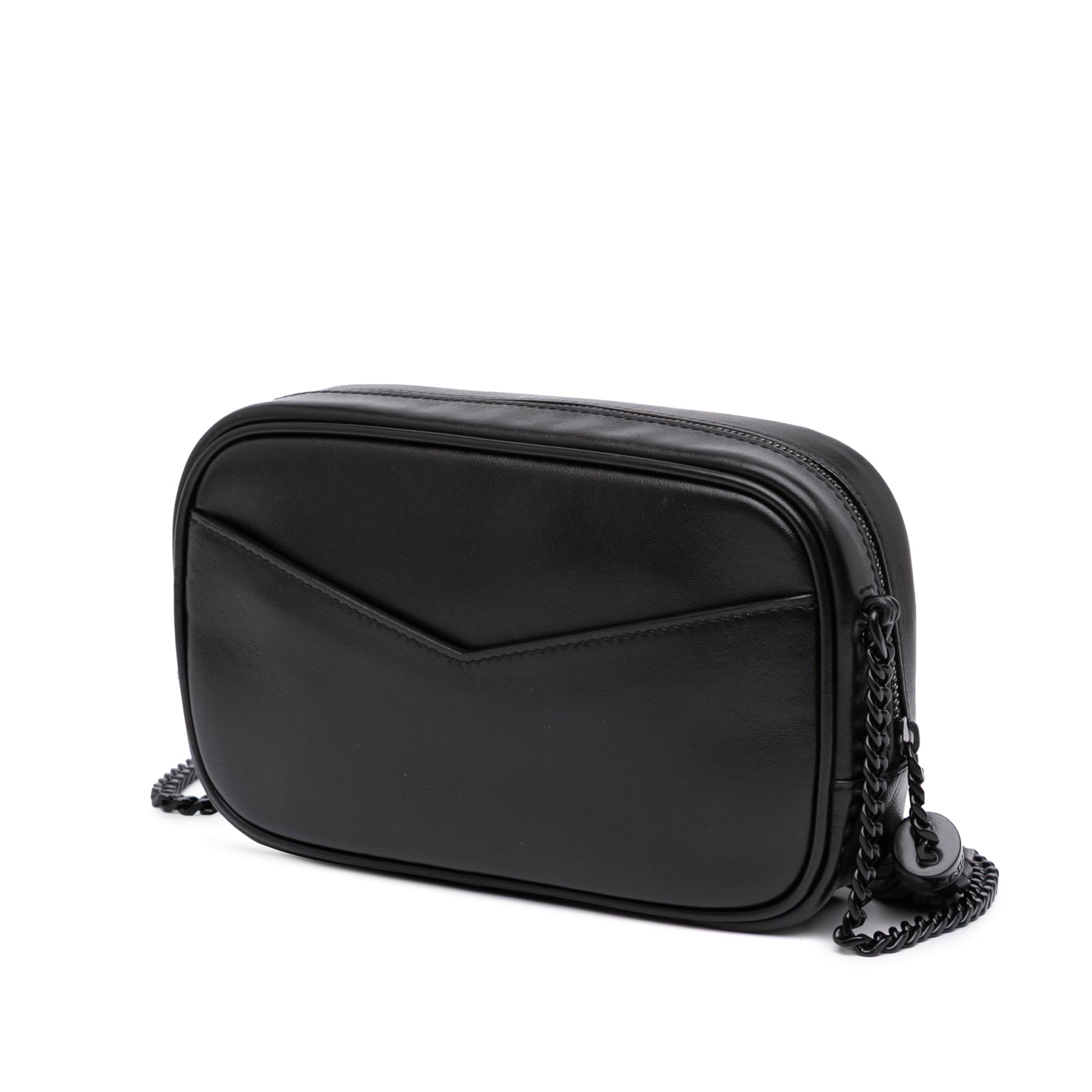 Saint Laurent Canvas Metallic Tiger Print Monogram Lou Camera Bag