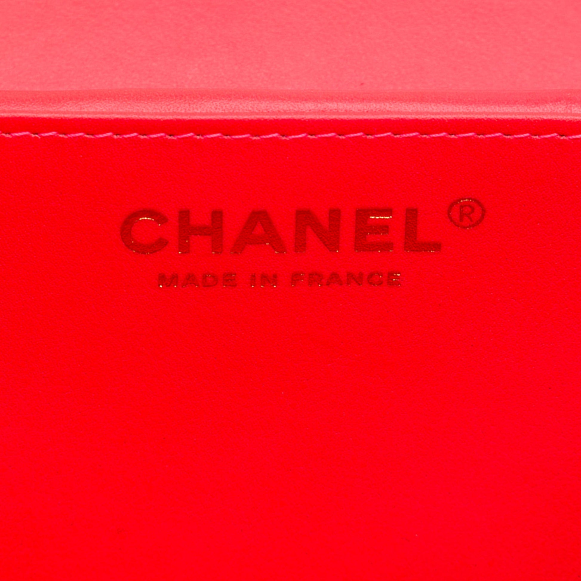 Chanel Mini CC Quilted Patent Vanity Bag