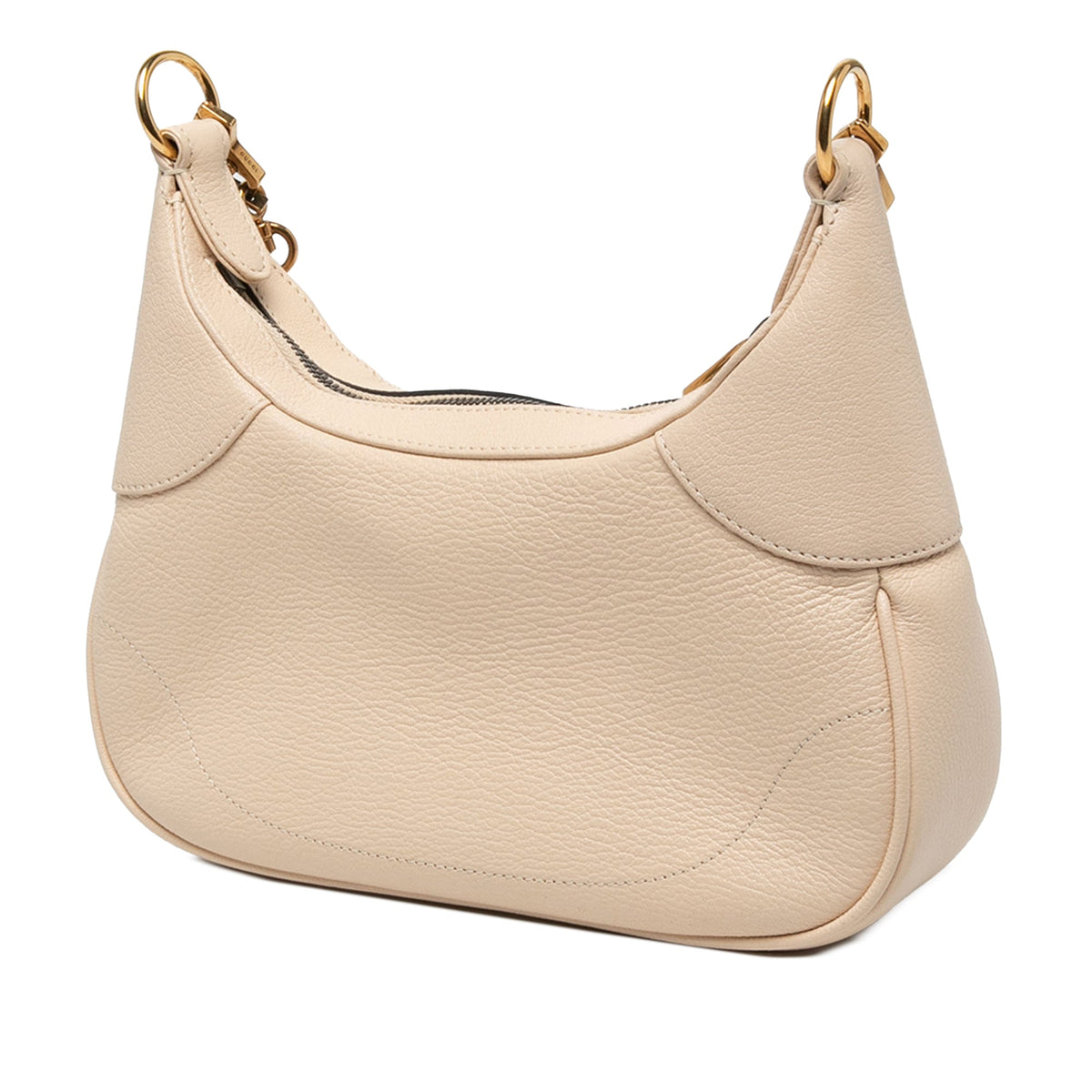 Gucci Small Goatskin Aphrodite Satchel — Brown