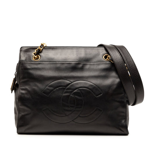 Chanel CC Lambskin Chain Tote