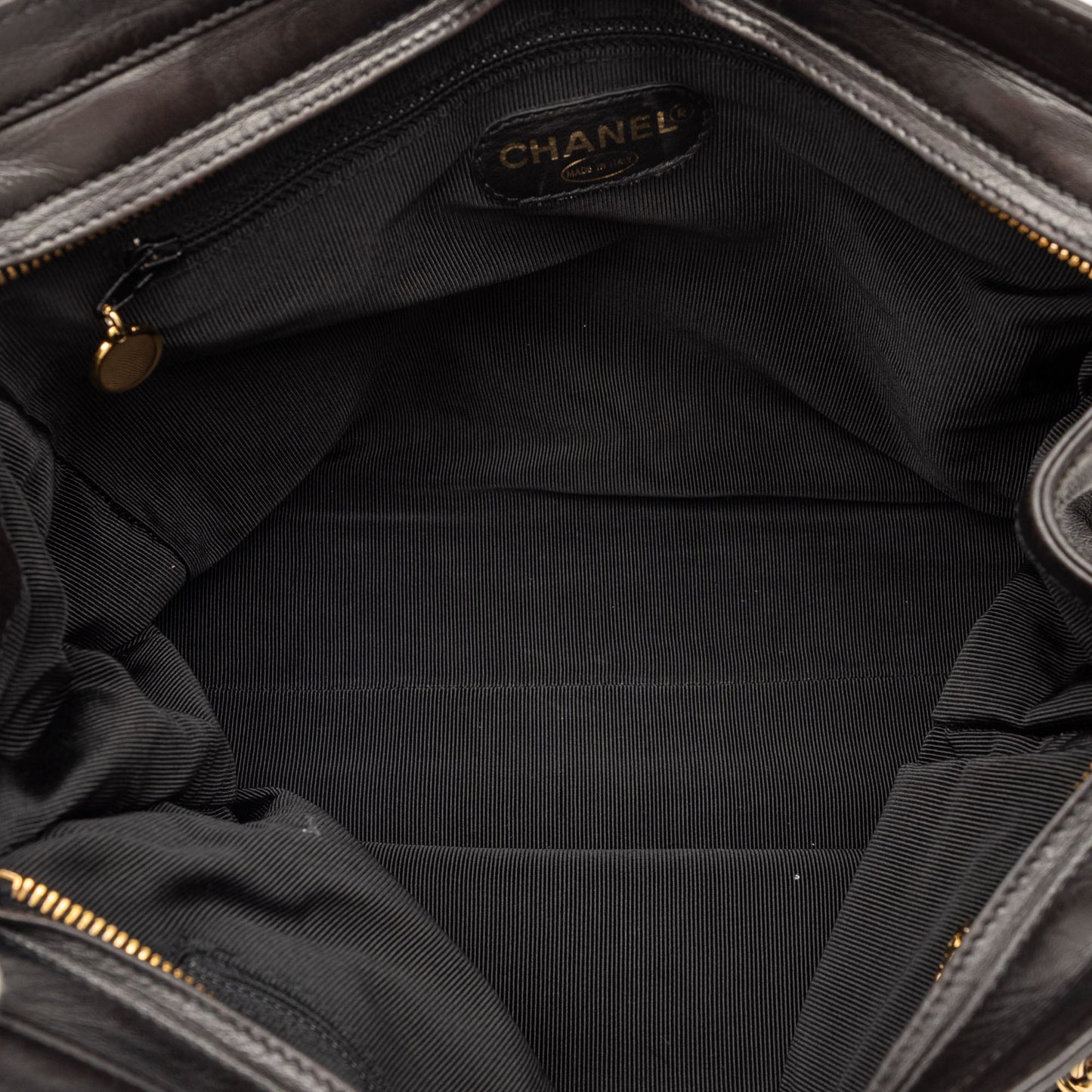 Chanel CC Lambskin Chain Tote
