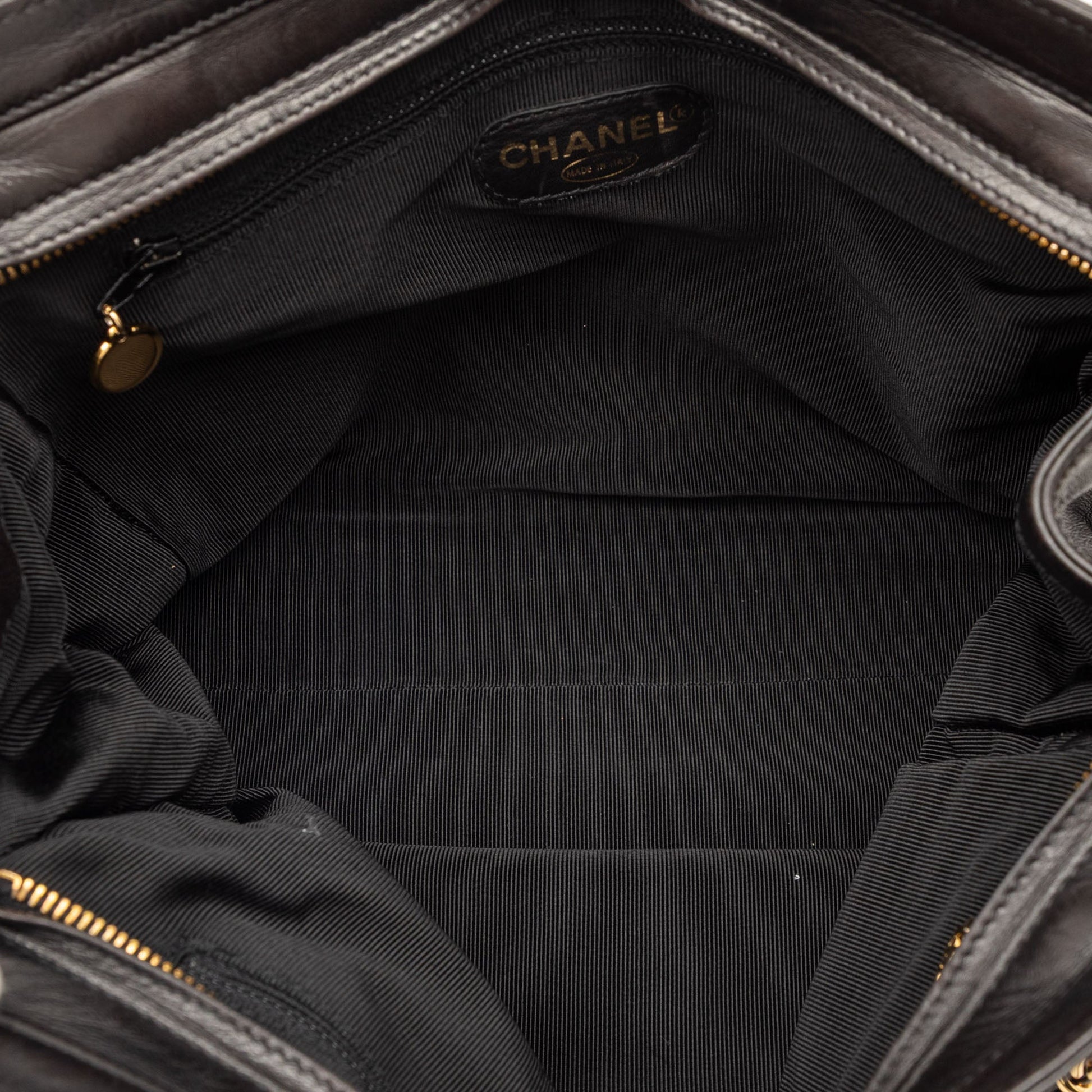 Chanel CC Lambskin Chain Tote