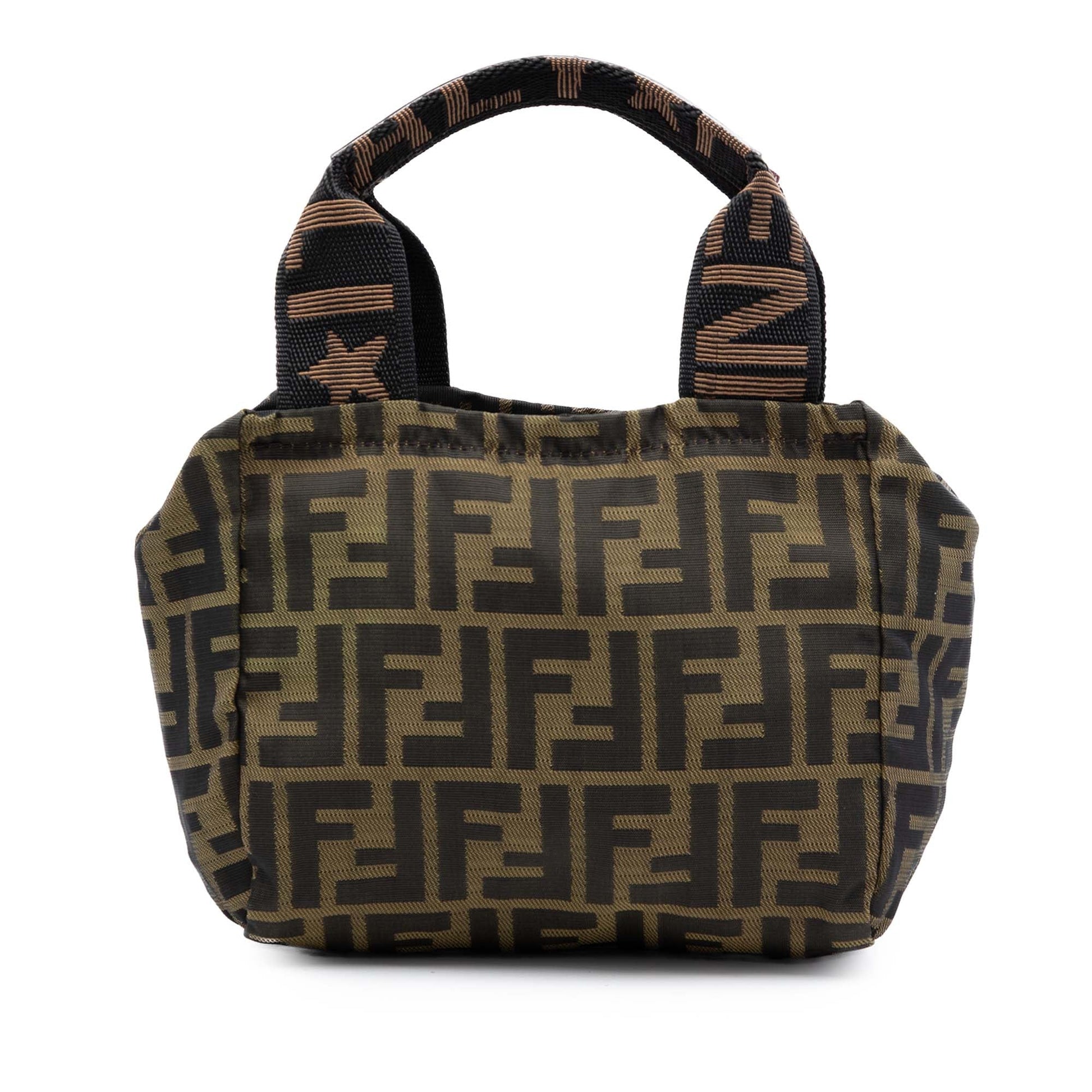 Fendi Mini Zucca Canvas Handbag