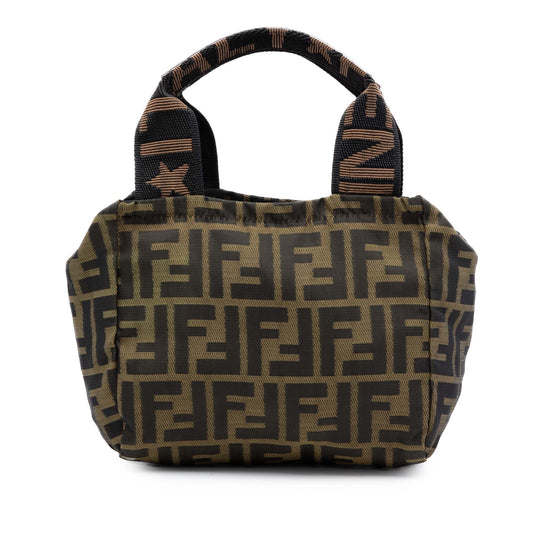 Fendi Mini Zucca Canvas Handbag