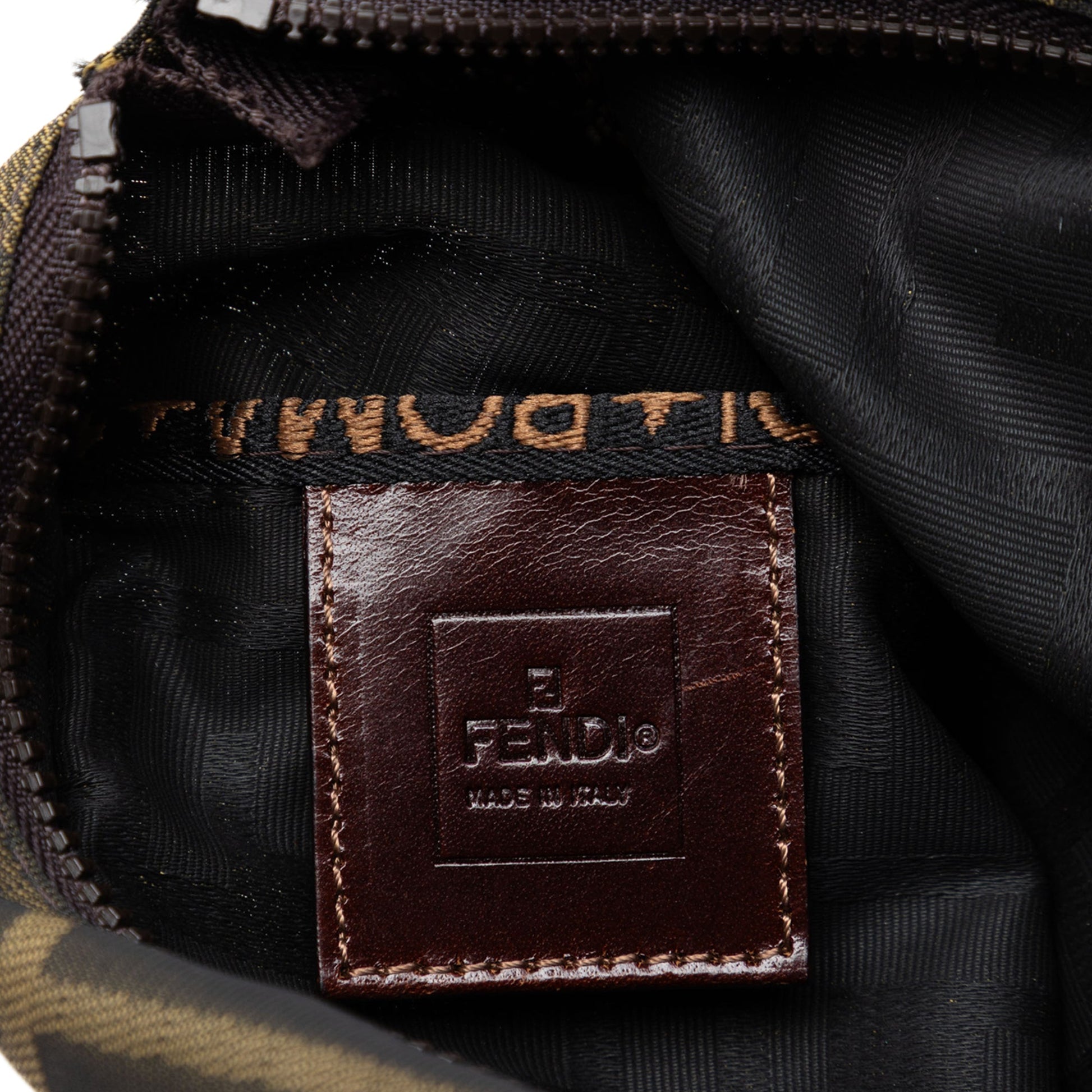 Fendi Mini Zucca Canvas Handbag