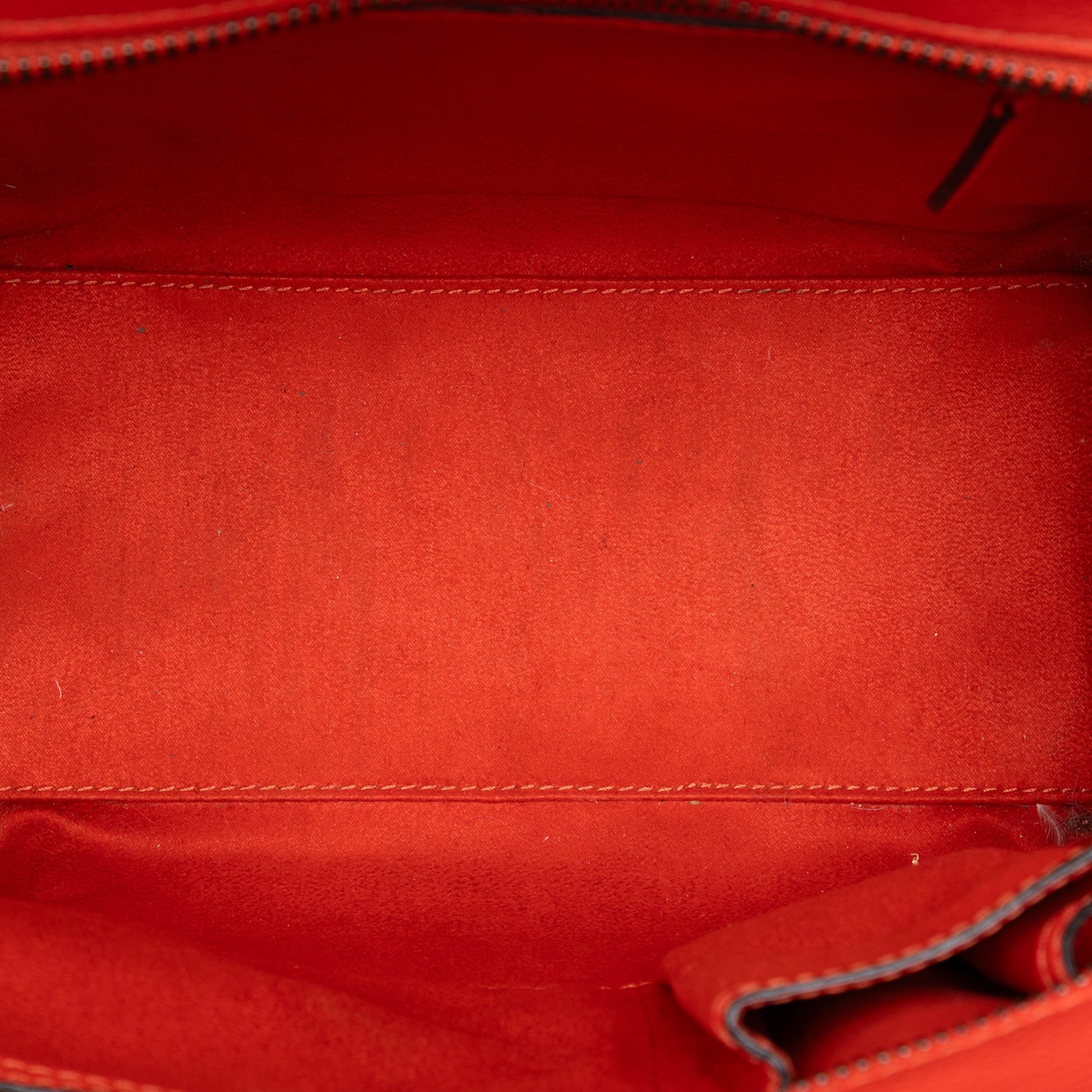 Celine Micro Leather Luggage Tote