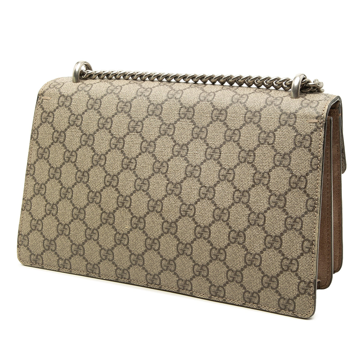 Gucci Medium GG Supreme Dionysus Shoulder Bag — Beige