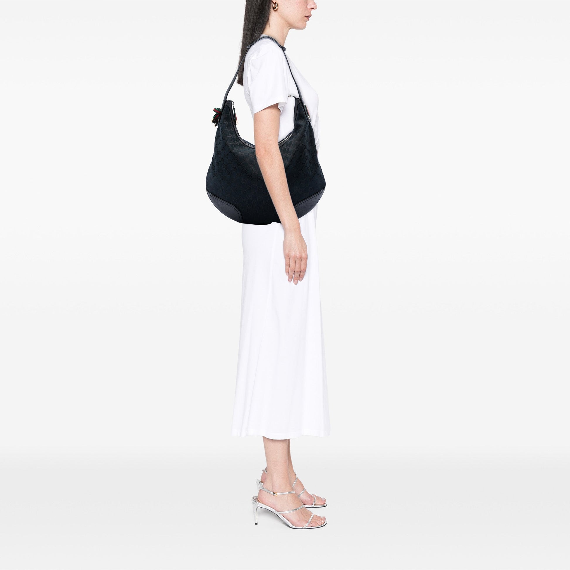 Gucci Large GG Canvas Princy Hobo