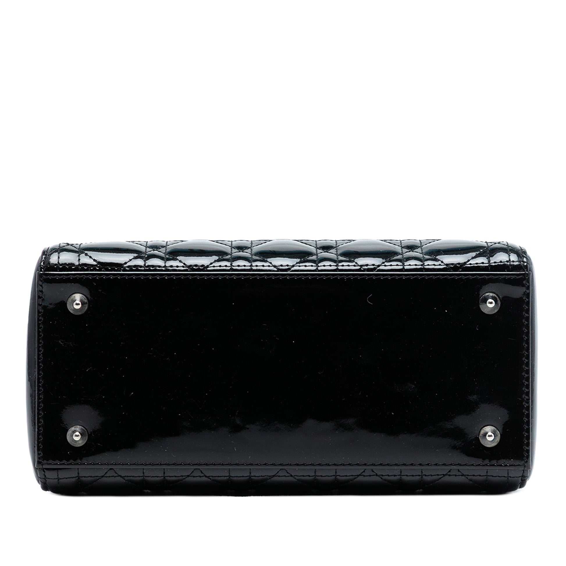 Dior Medium Patent Cannage Lady Dior